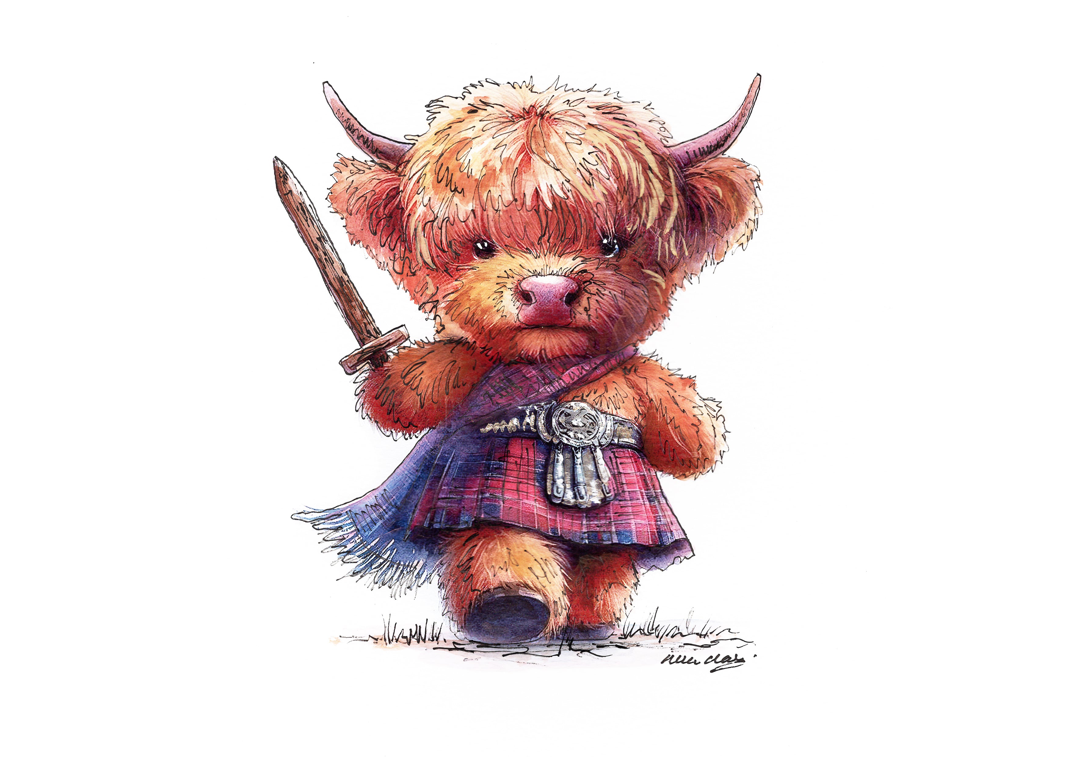 Wee Scottish Moos 2026 Calendar