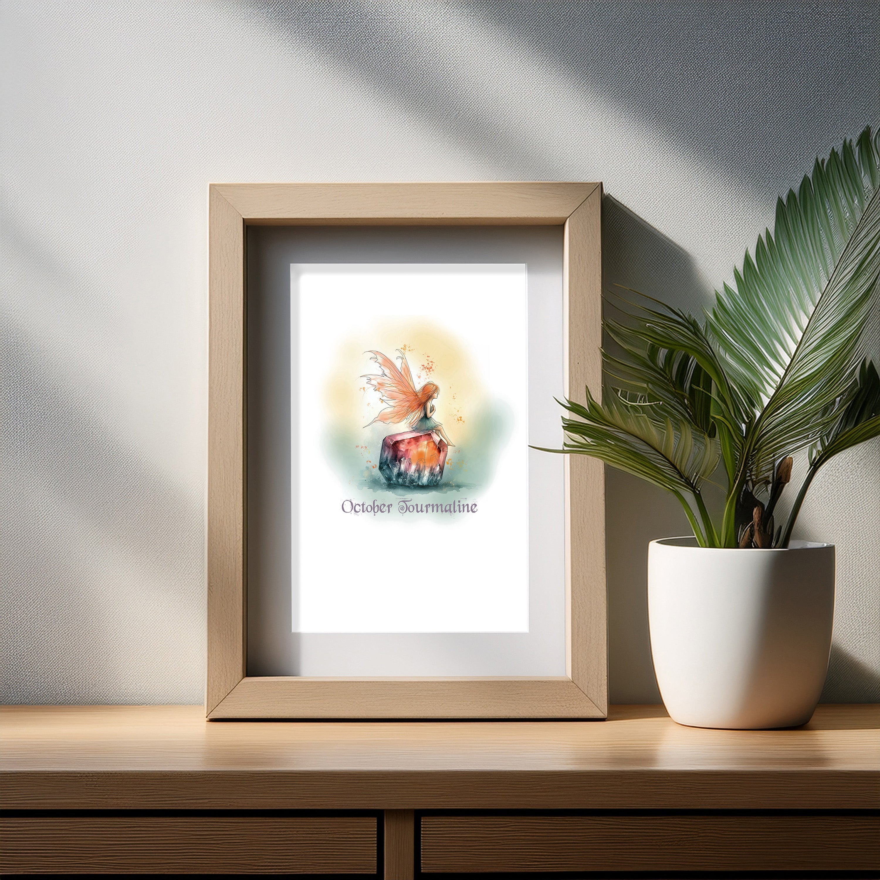 Little Gems October Tourmaline Art Print