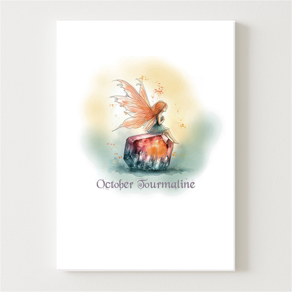 Little Gems October Tourmaline Canvas