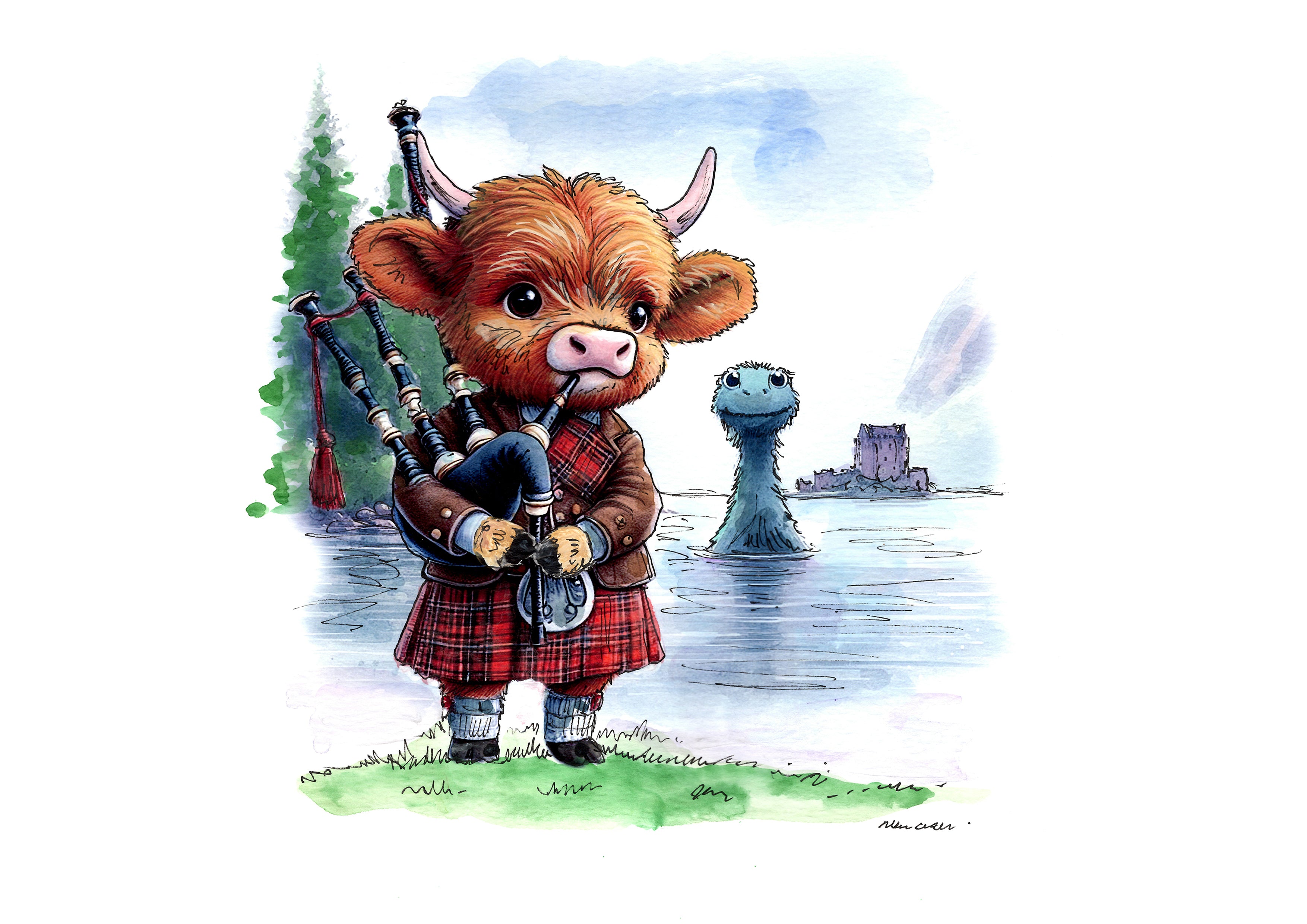 Wee Scottish Moos 2026 Calendar
