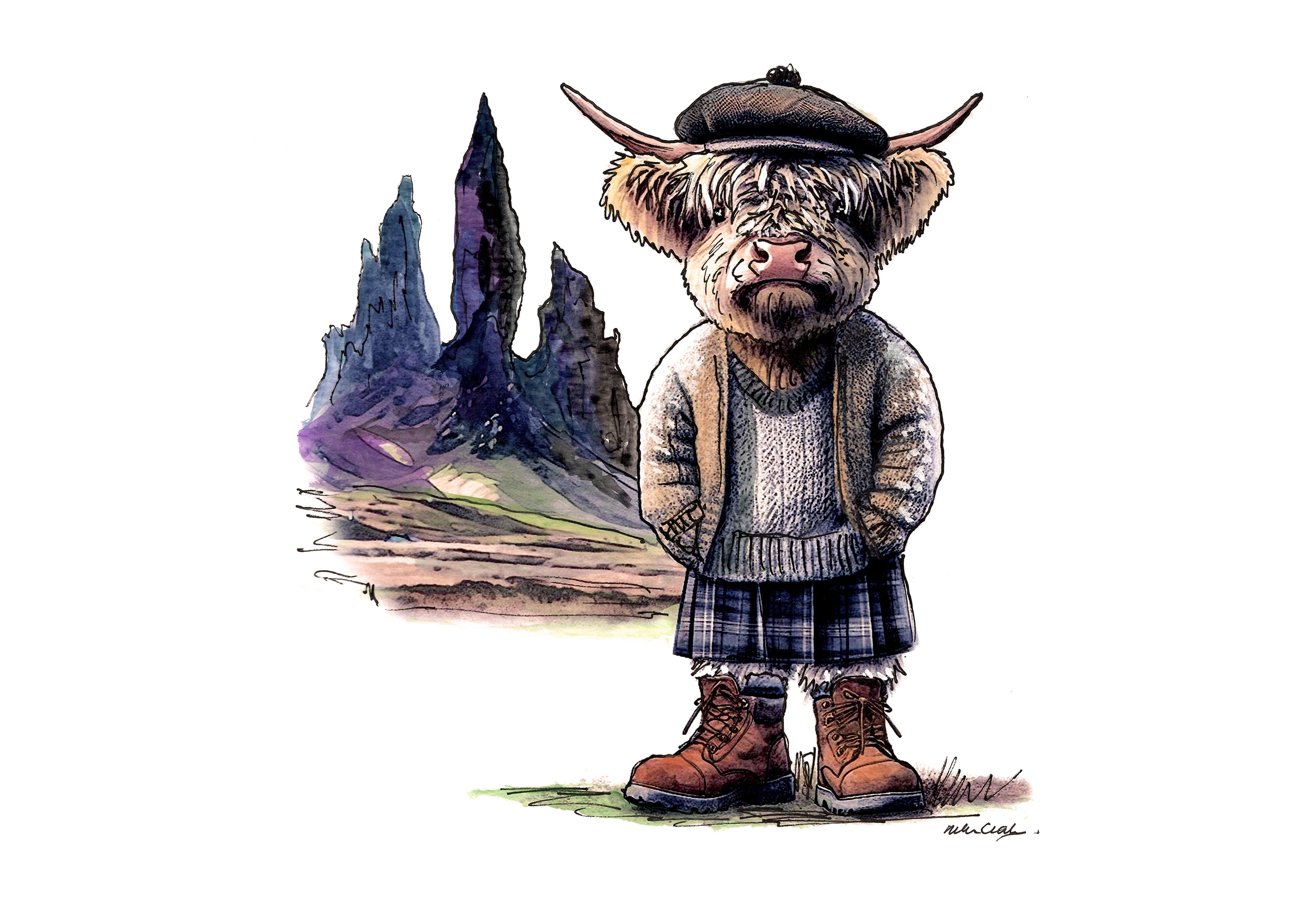 Wee Scottish Moos 2026 Calendar