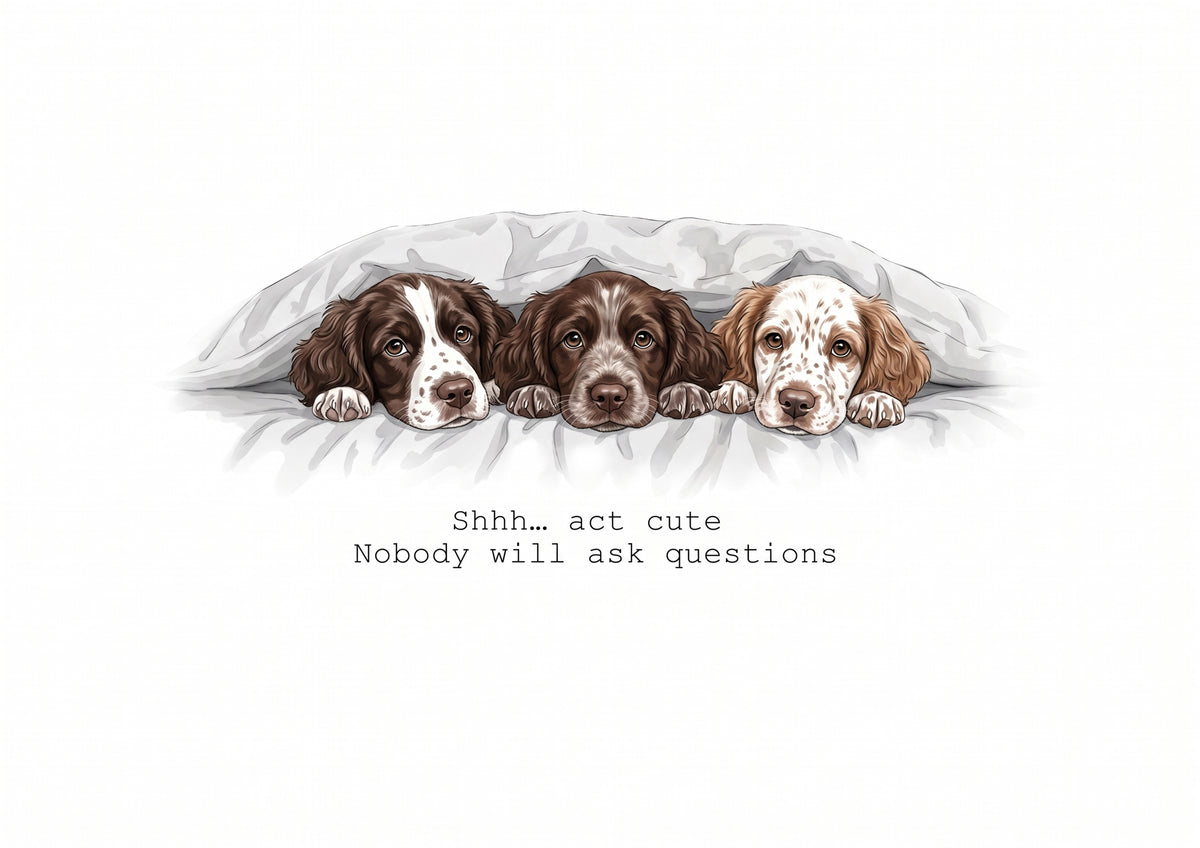 Spring into Spaniels Calendar Limited Release