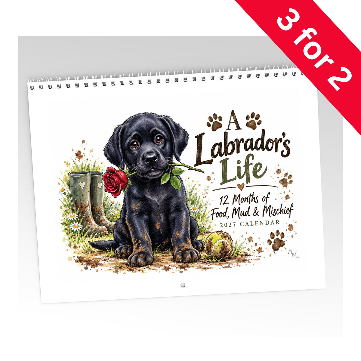 A Labradors Life Calendar Limited Release