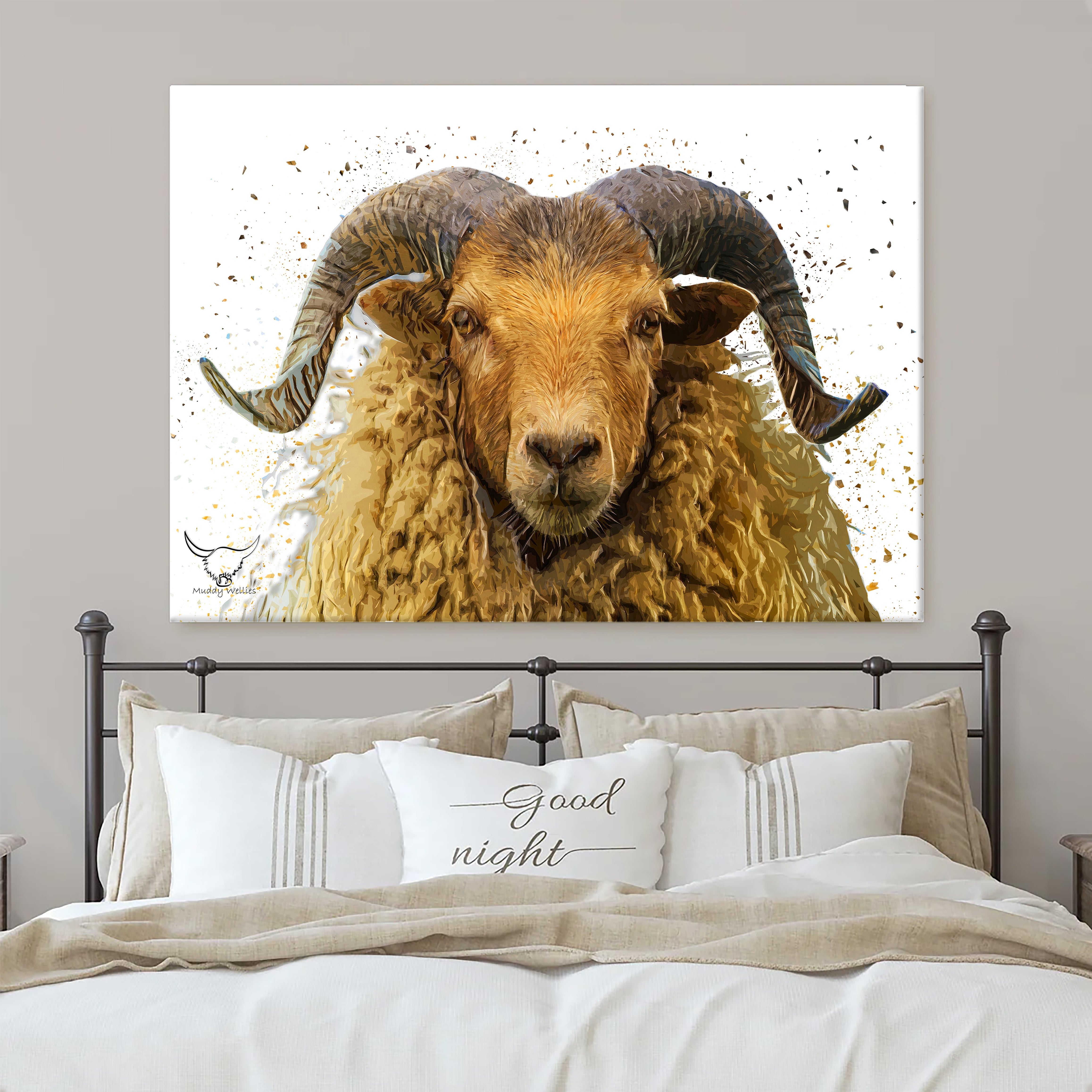 Arran Ram Canvas