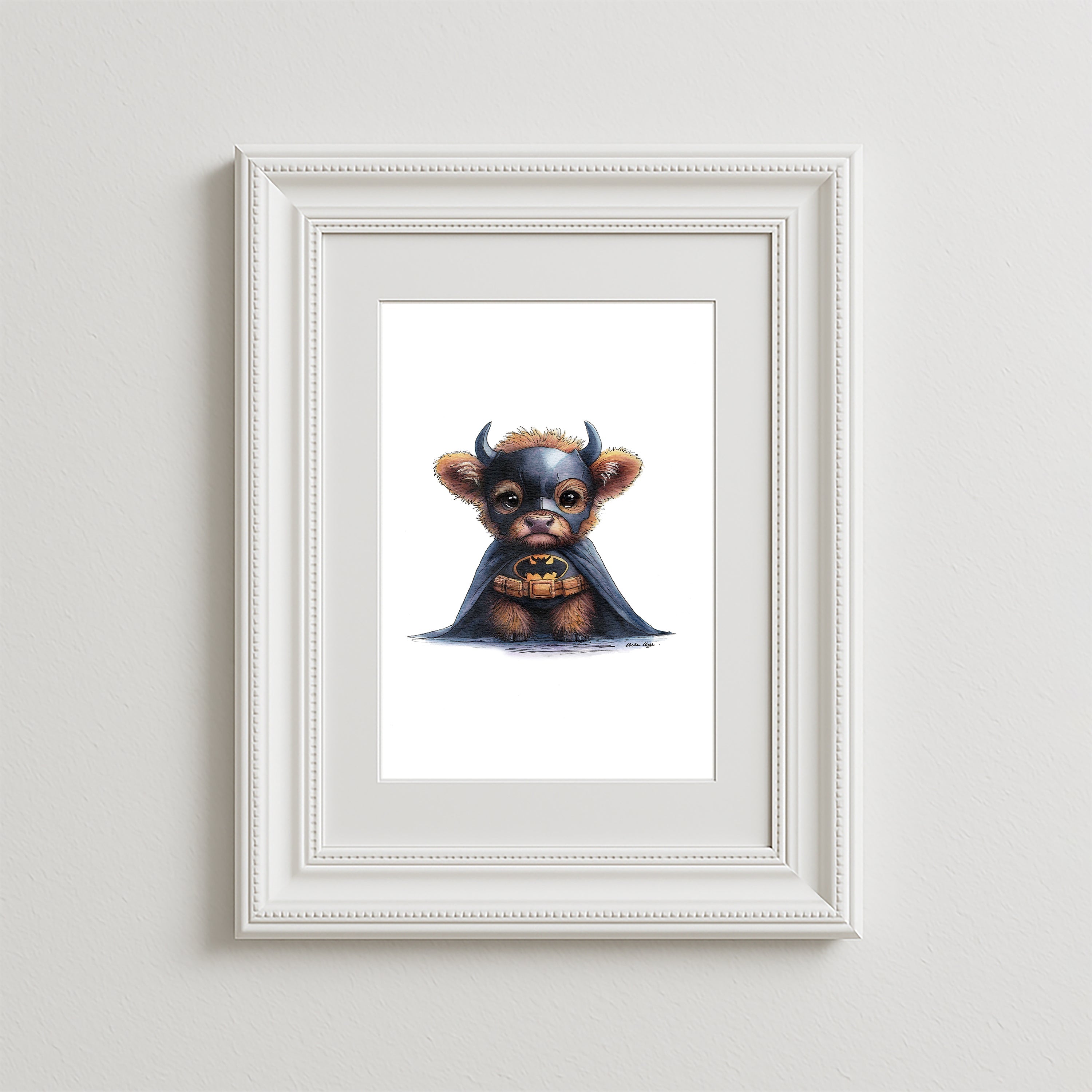 Bat Moo Art Print