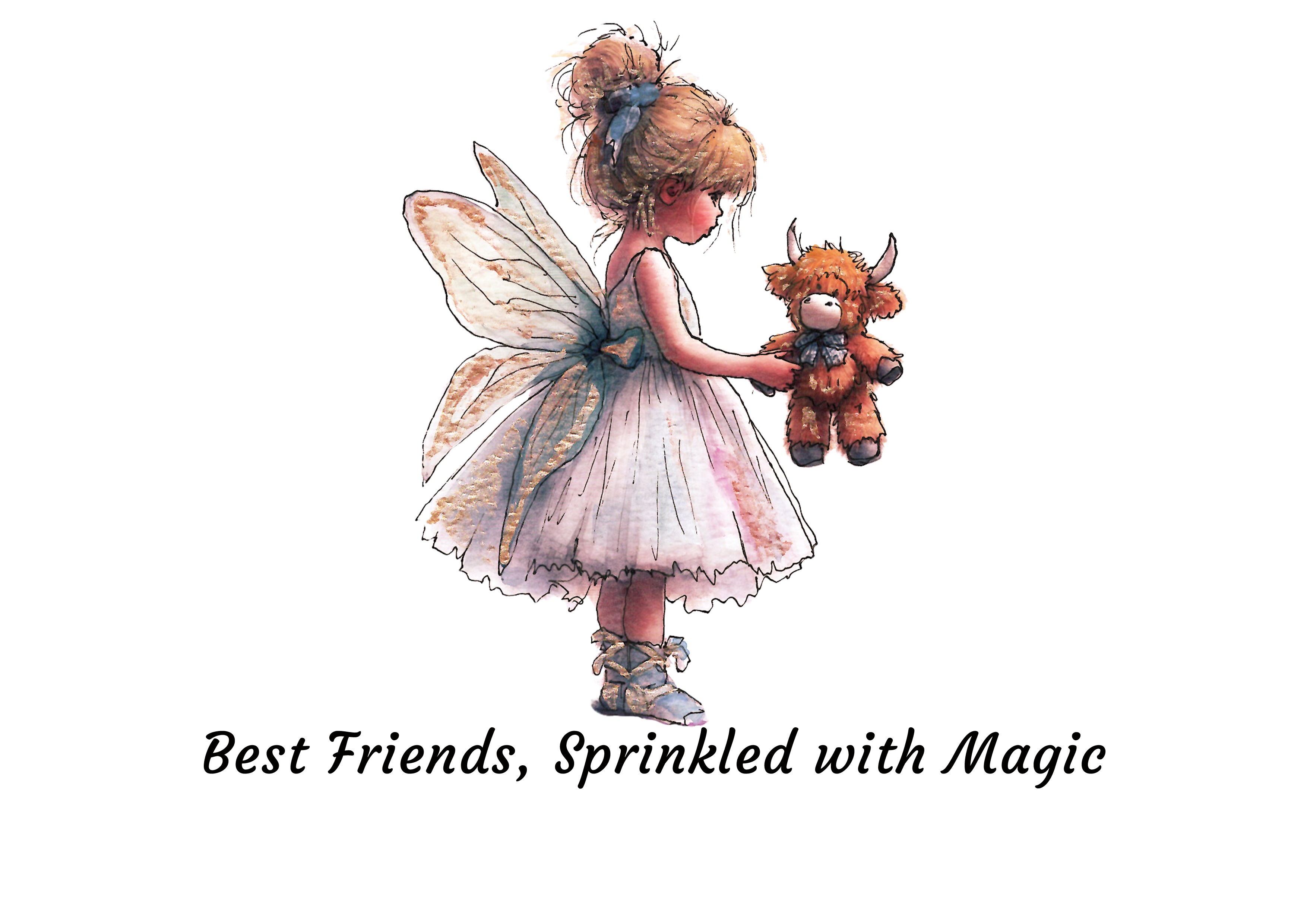 Best Friends, Sprinkled with Magic Small Tote Bag