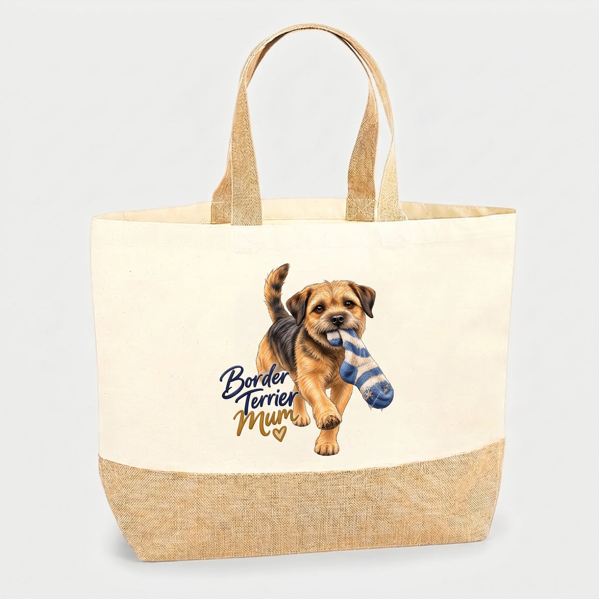 The Border Terrier Mum Tote Bag