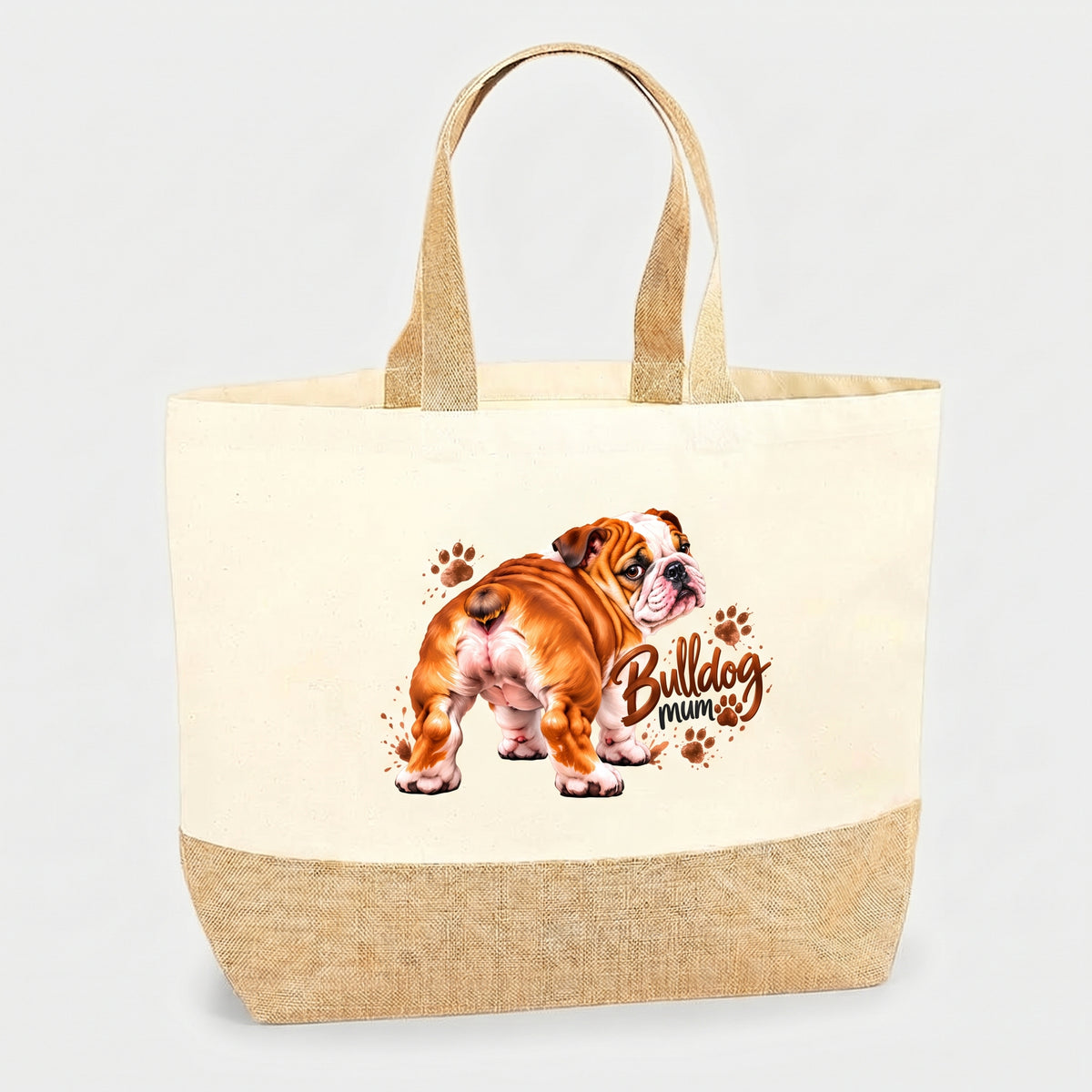 The Bulldog Mum Tote Bag