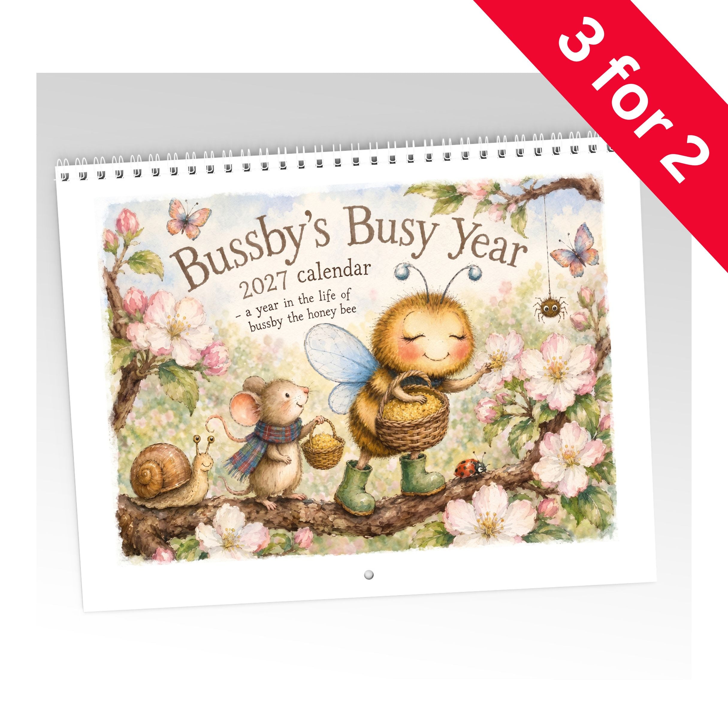 Bussby's Busy Year 2027 Calendar