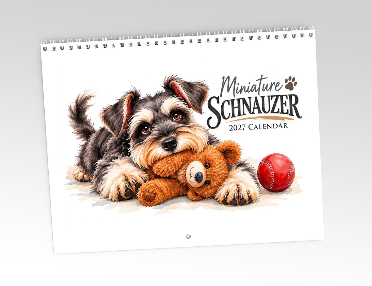 Miniature Schnuazer Calendar Limited Release