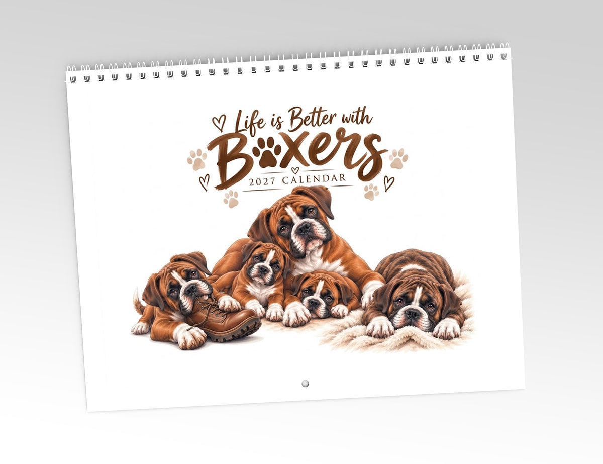 Life is Better with Boxers Calendar Limited Release