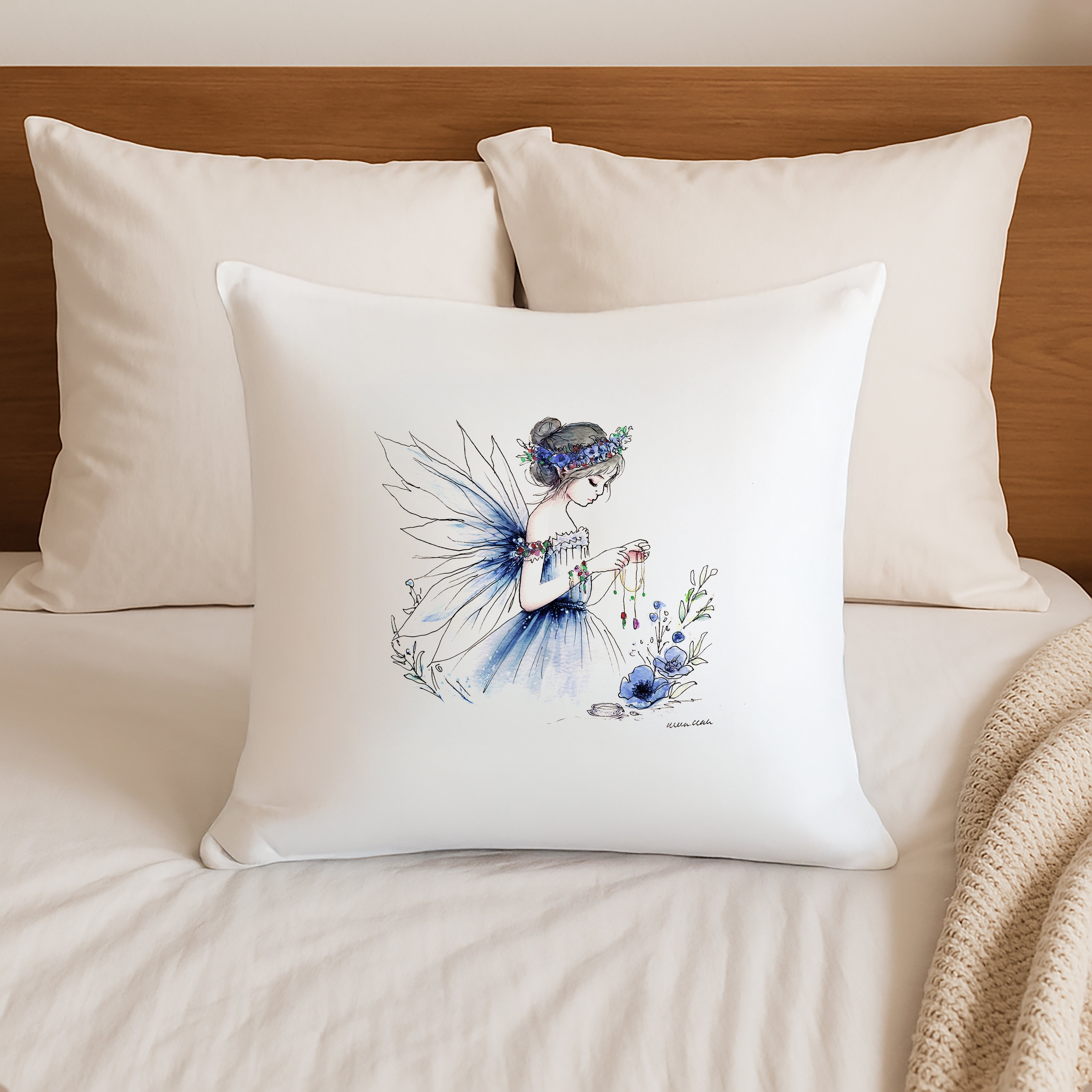 Crafting Jewellery Making Fairy Cushion