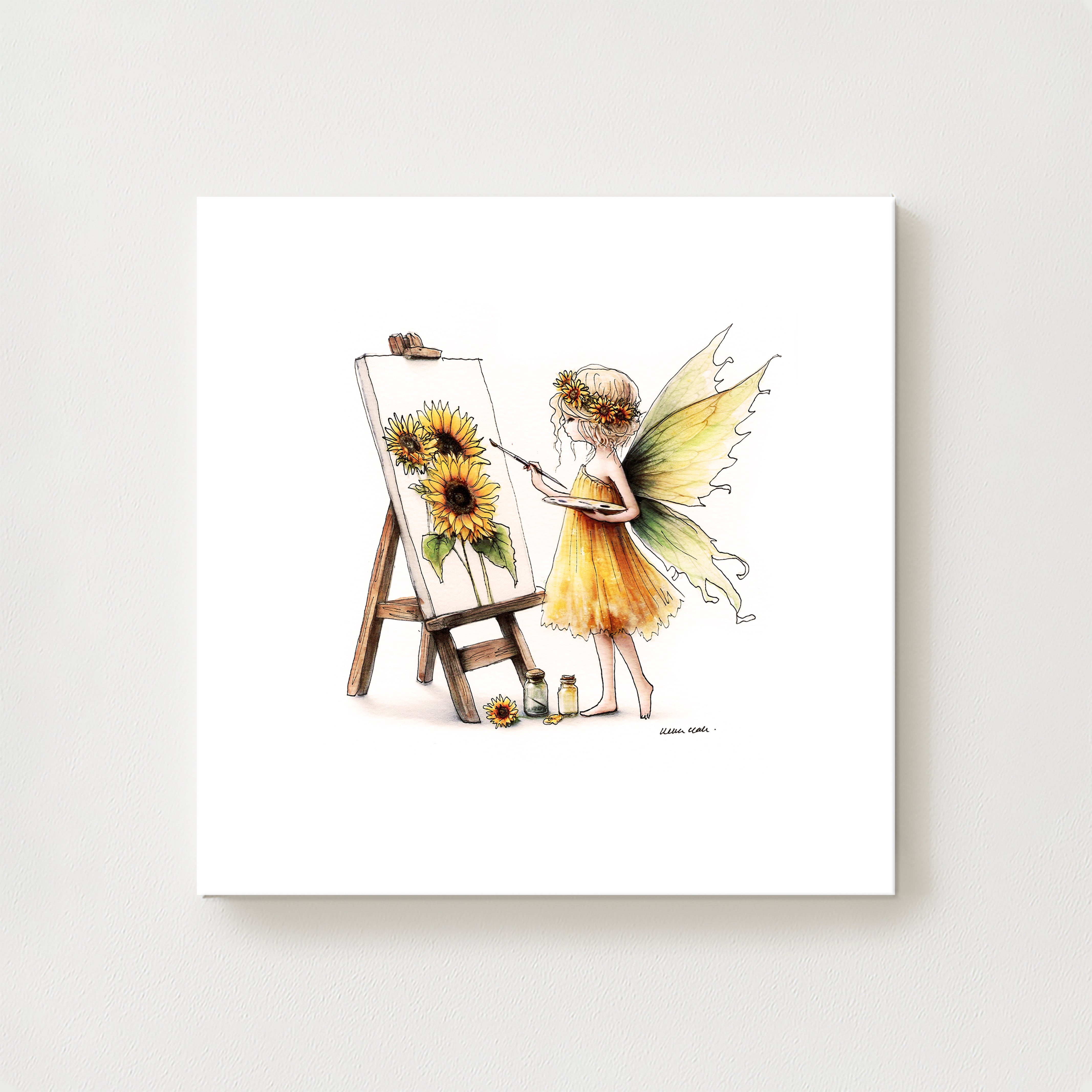 Crafting Painting Fairy Canvas