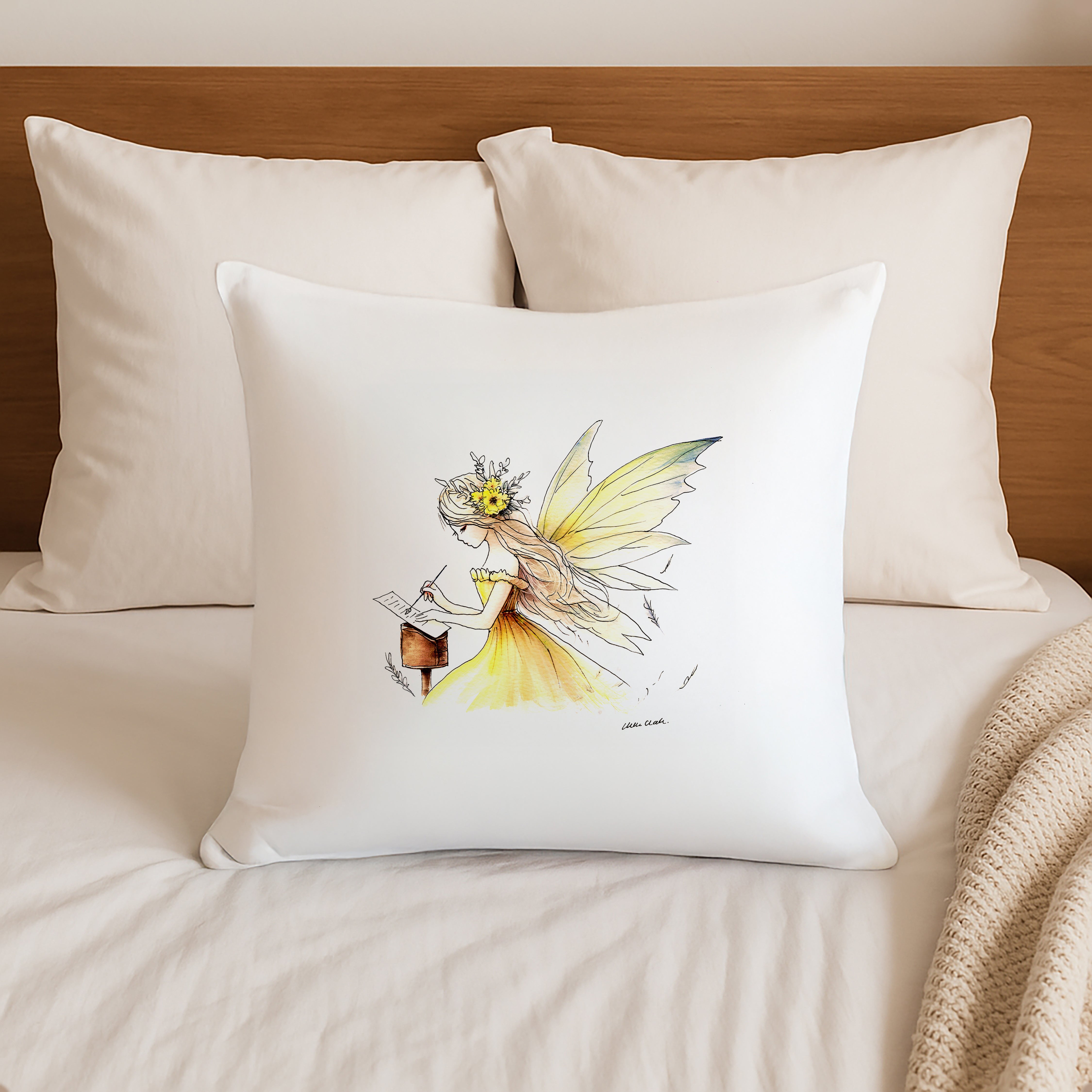 Crafting Scrapbooking Fairy Cushion
