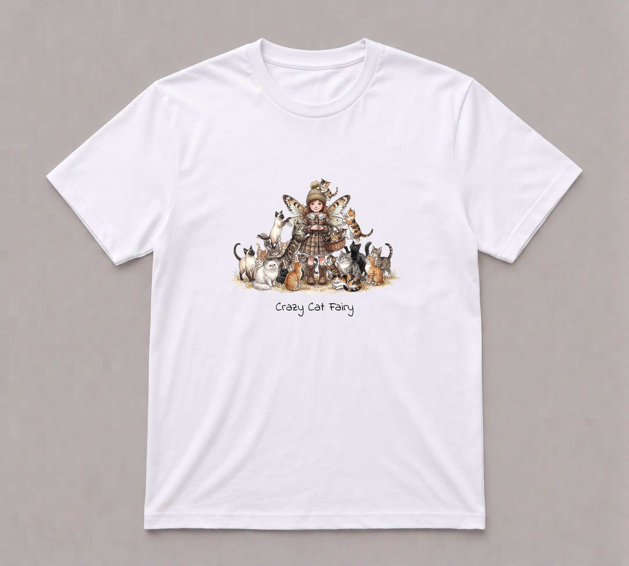 Crazy Cat Fairy T-Shirt