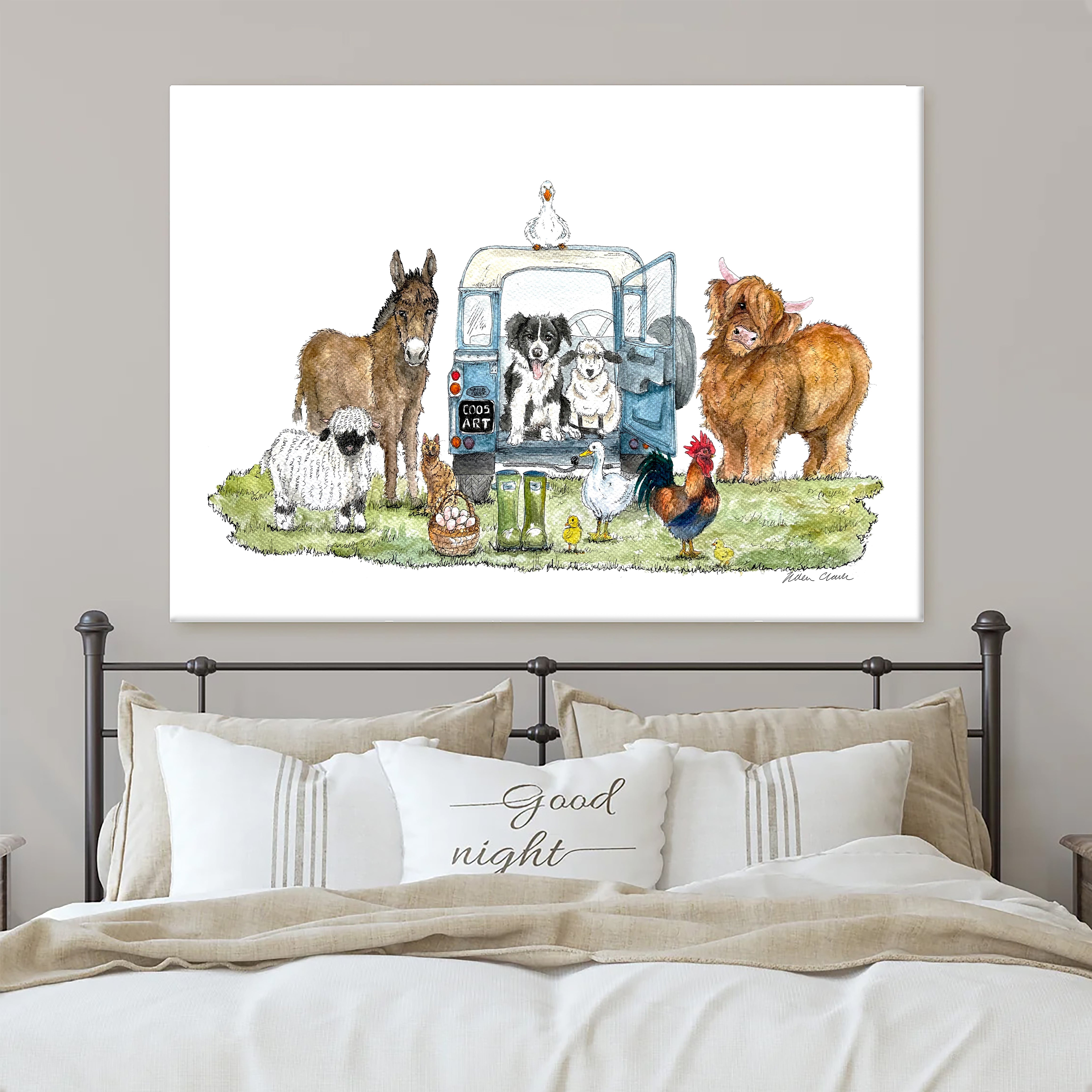 Farming Life Canvas