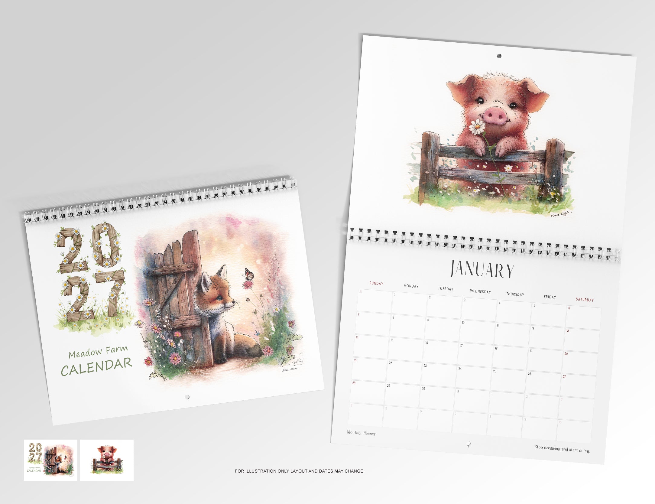 Meadow Farm 2027 Calendar Limited Release