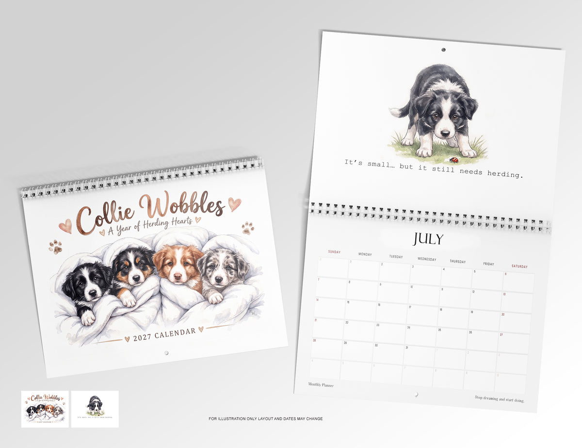 Collie Wobbles Calendar Limited Release
