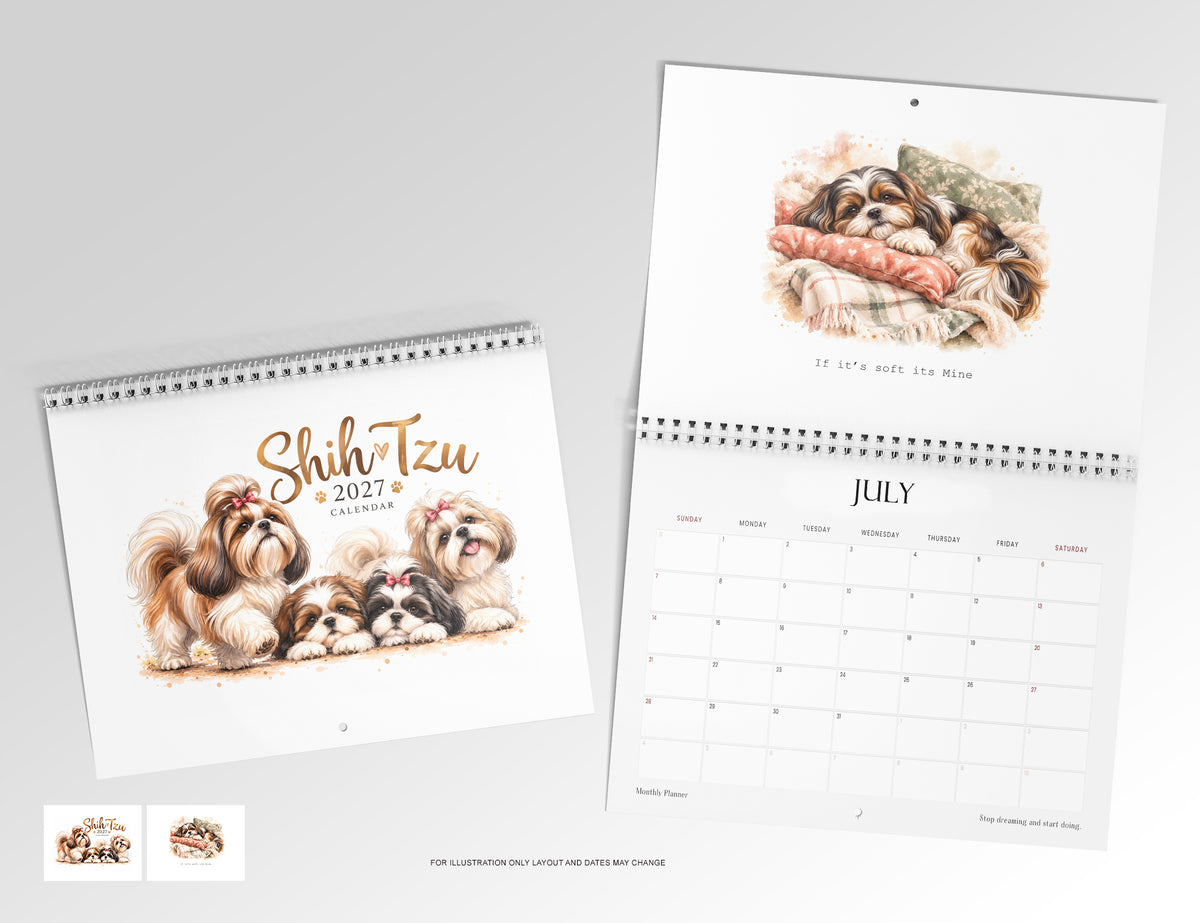 Shih Tzu Calendar Limited Release