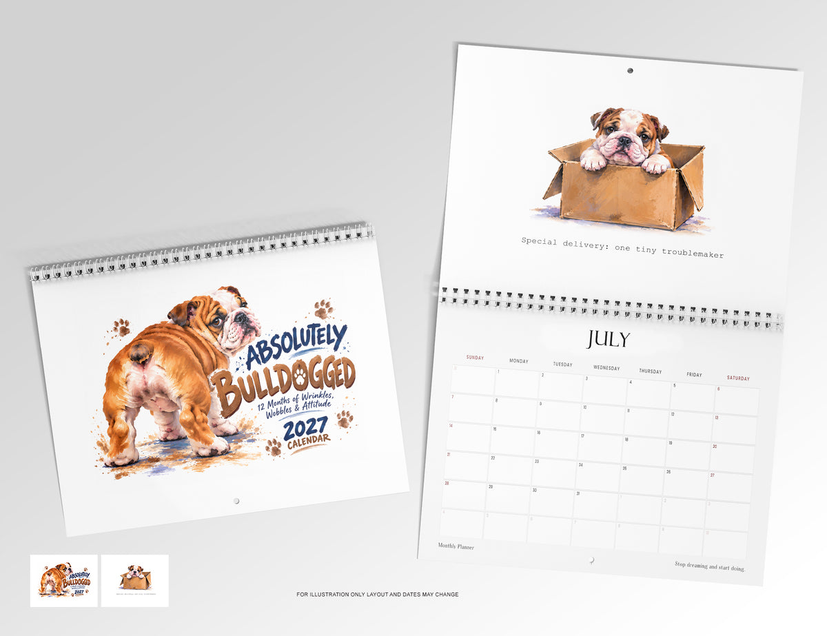 Absolutely Bulldogged Calendar Limited Release