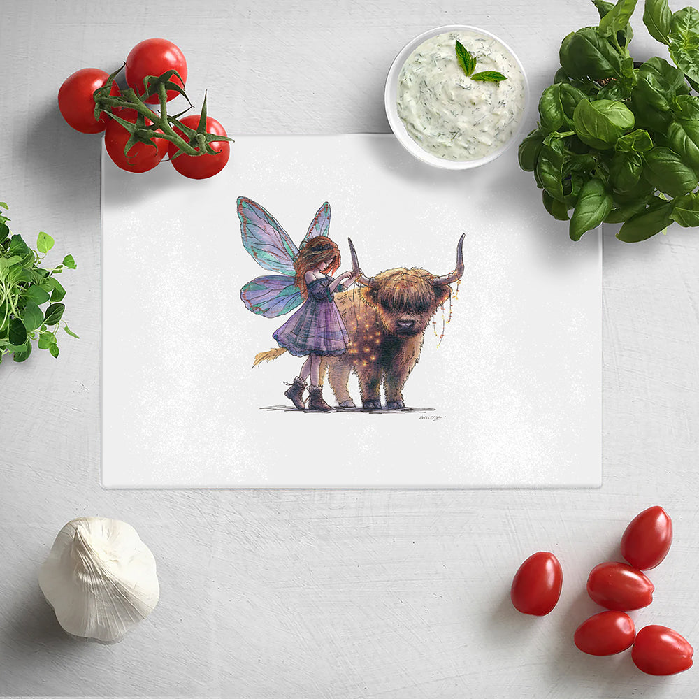 Fairy Lights Chopping Board