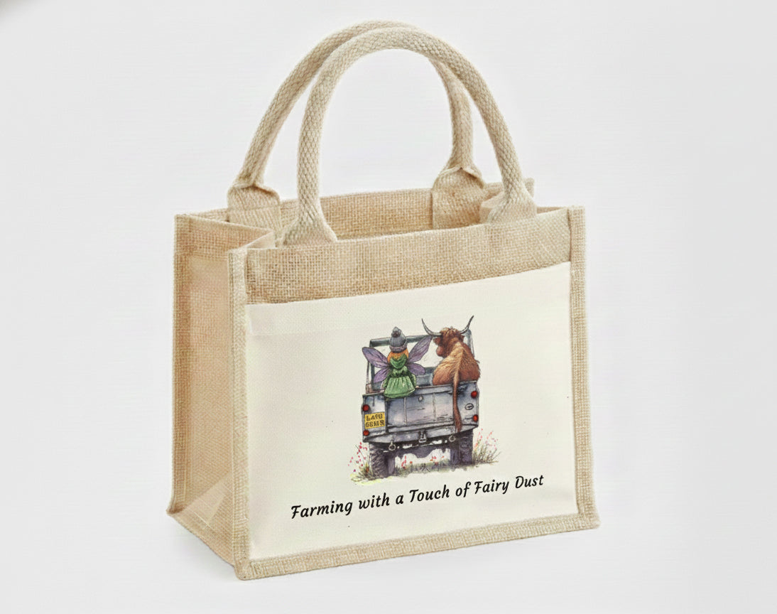 Farming with a Touch of Fairy Dust Small Tote Bag