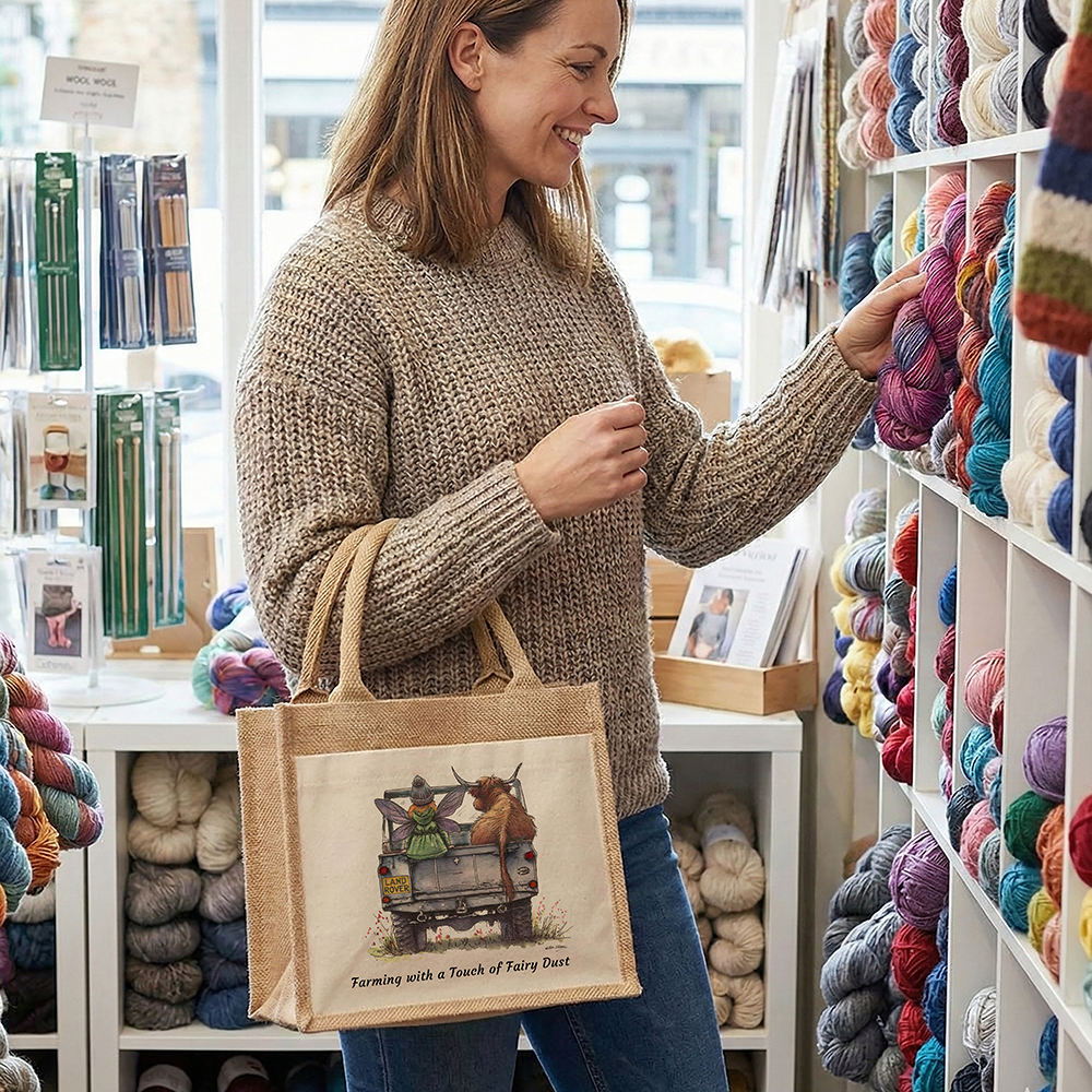 Farming with a Touch of Fairy Dust Small Tote Bag