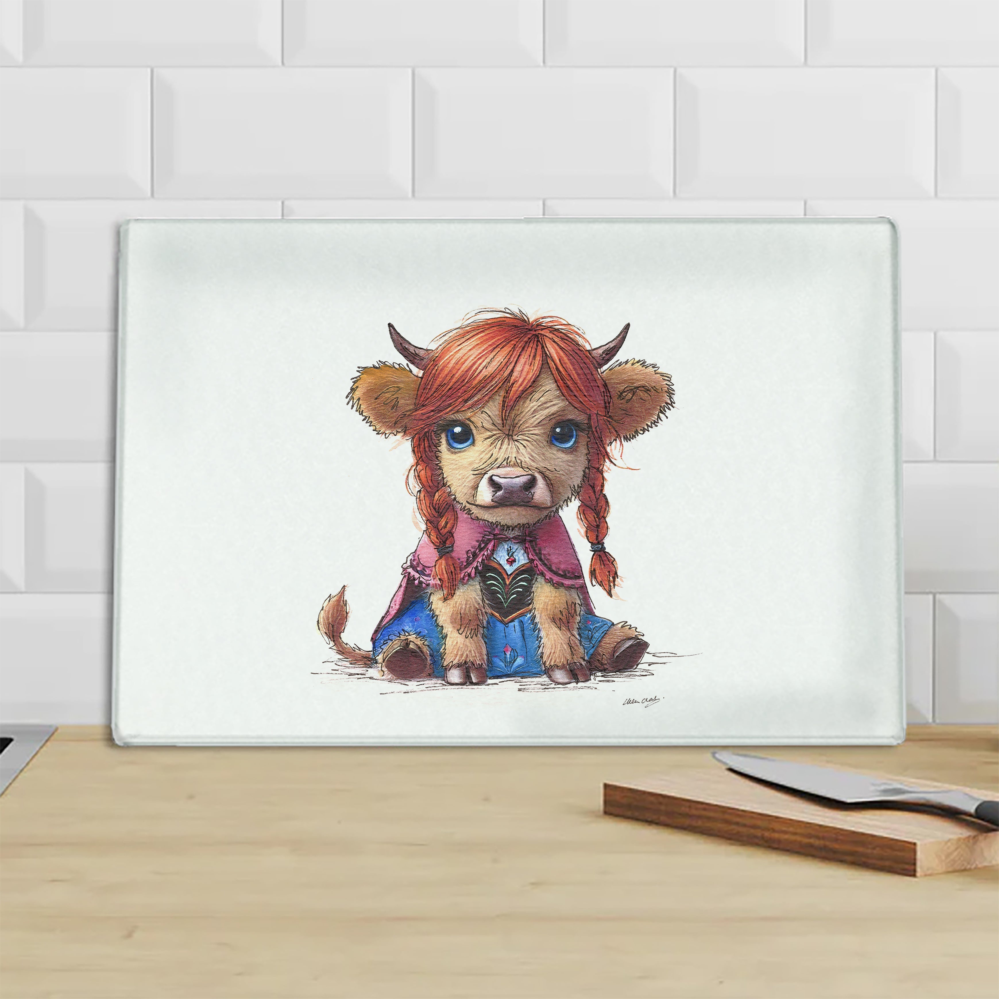 Freezing Moo Chopping Board