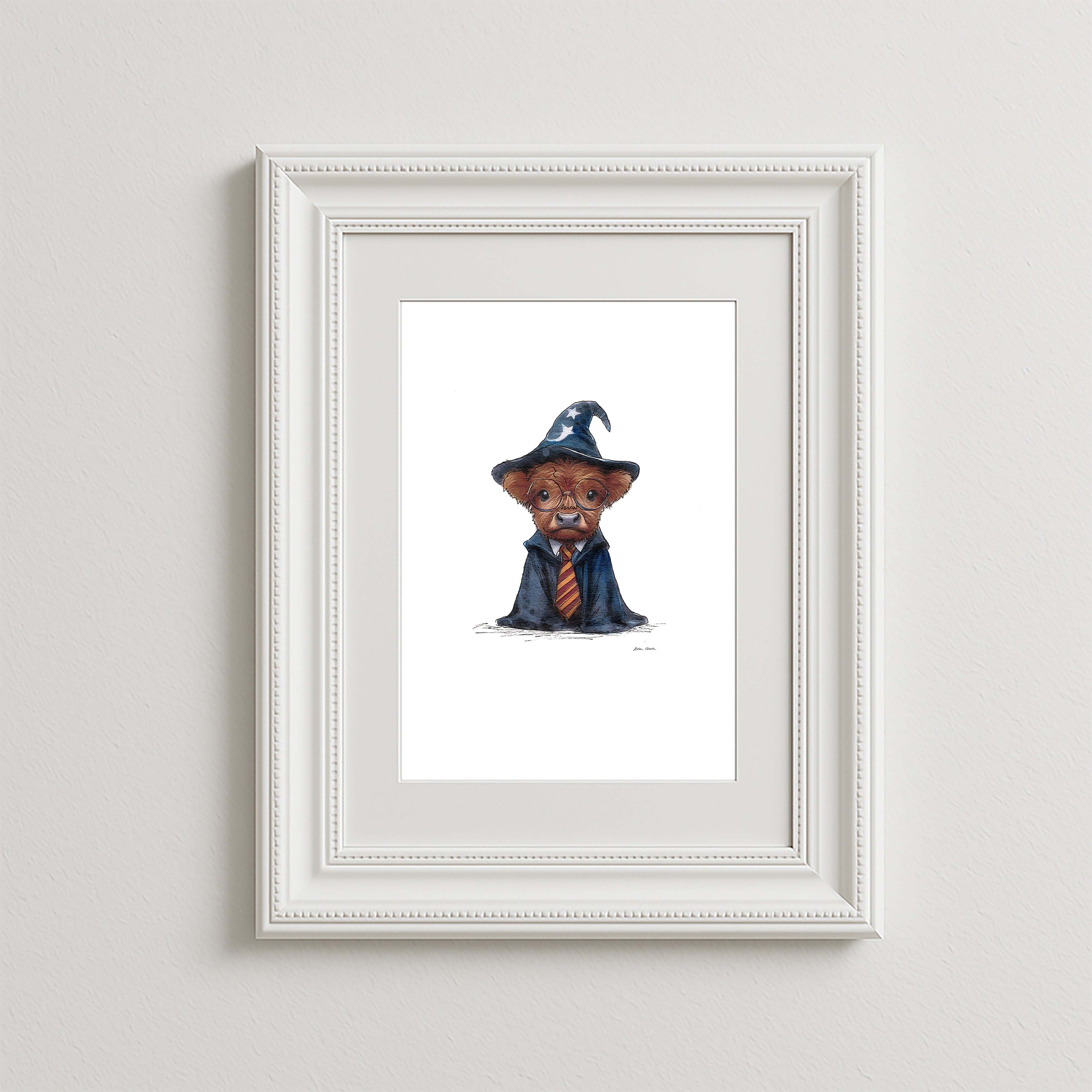 Hairy Trotter Art Print