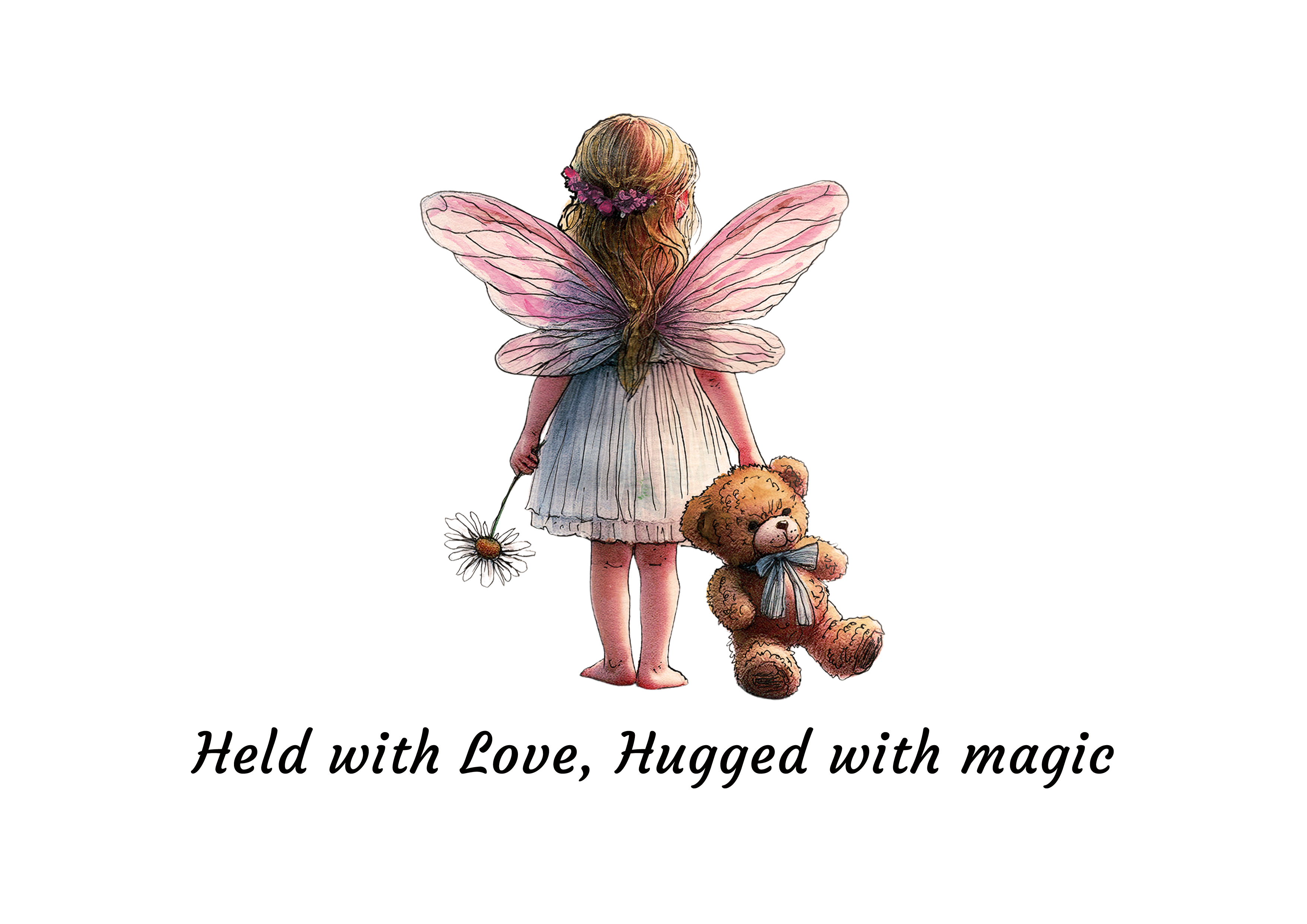 Held with Love, Hugged with magic Tote Bag