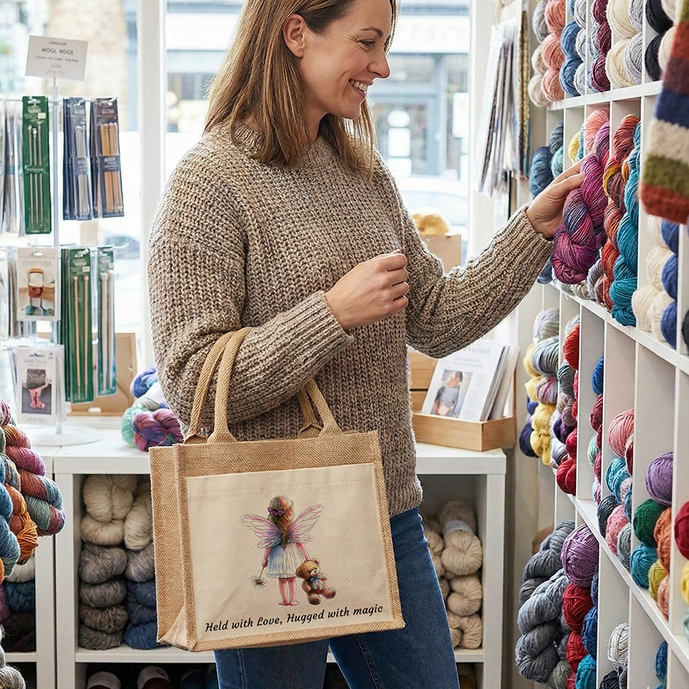 Held with Love, Hugged With Magic Small Tote Bag