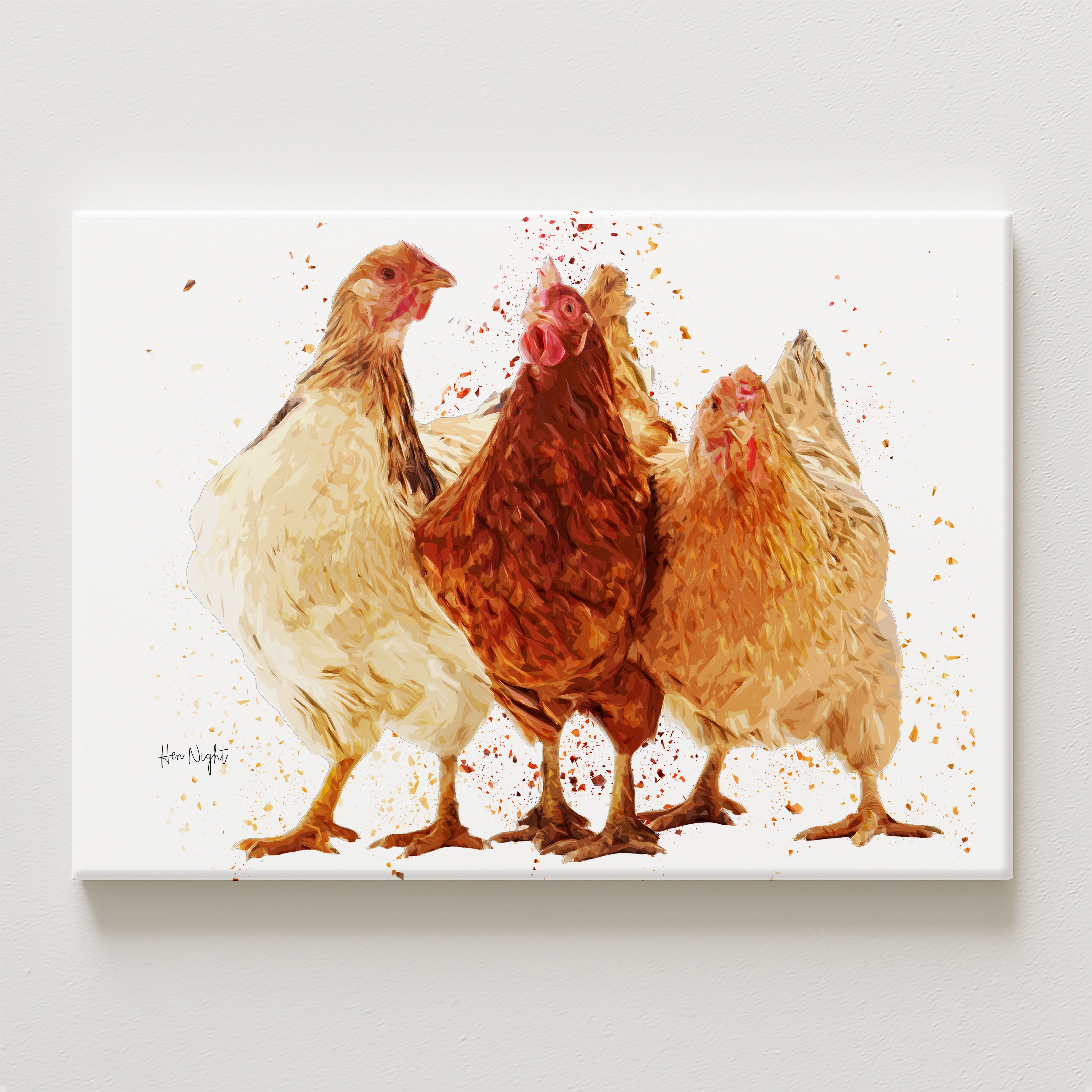 Hen Night Canvas