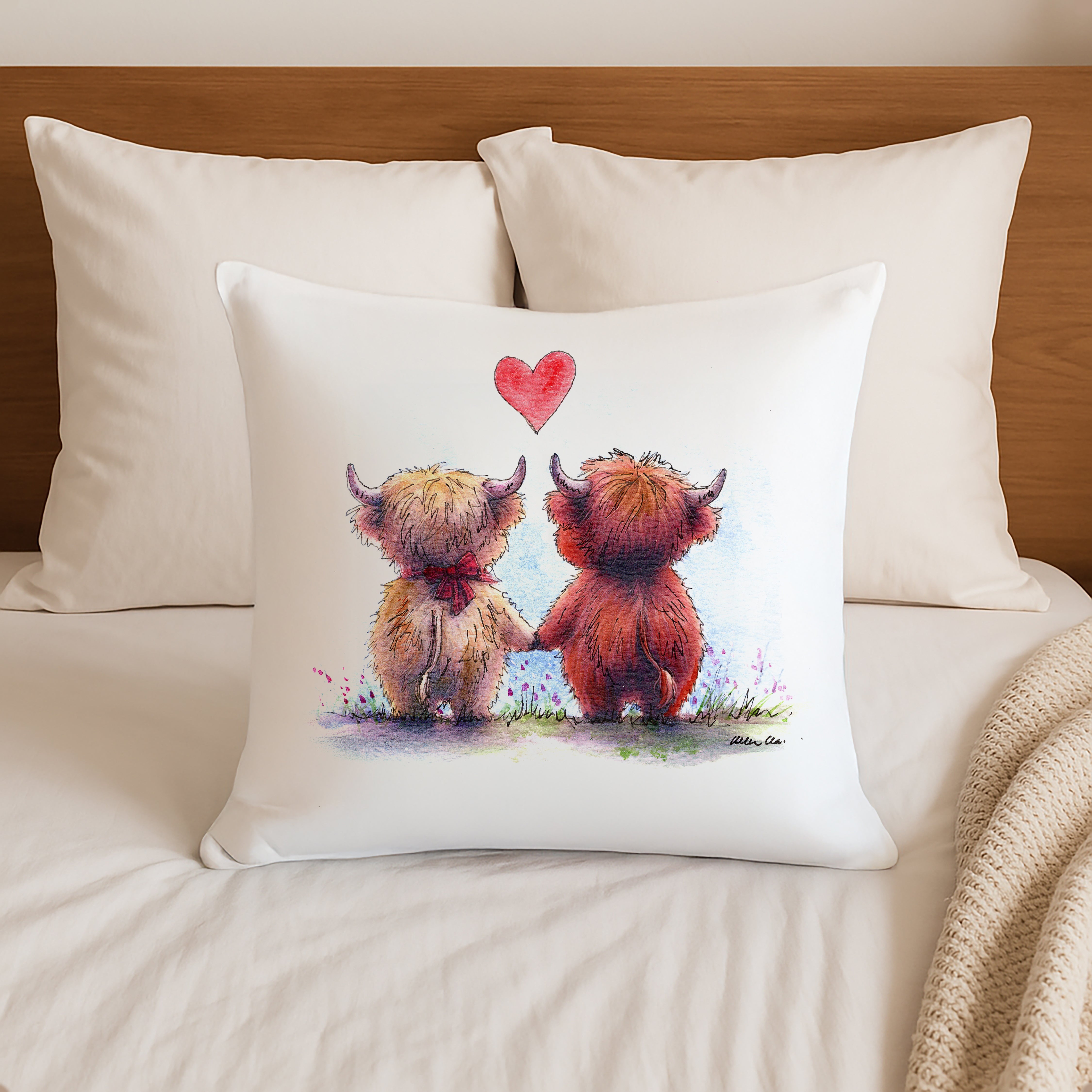 Highland Heart Cushion