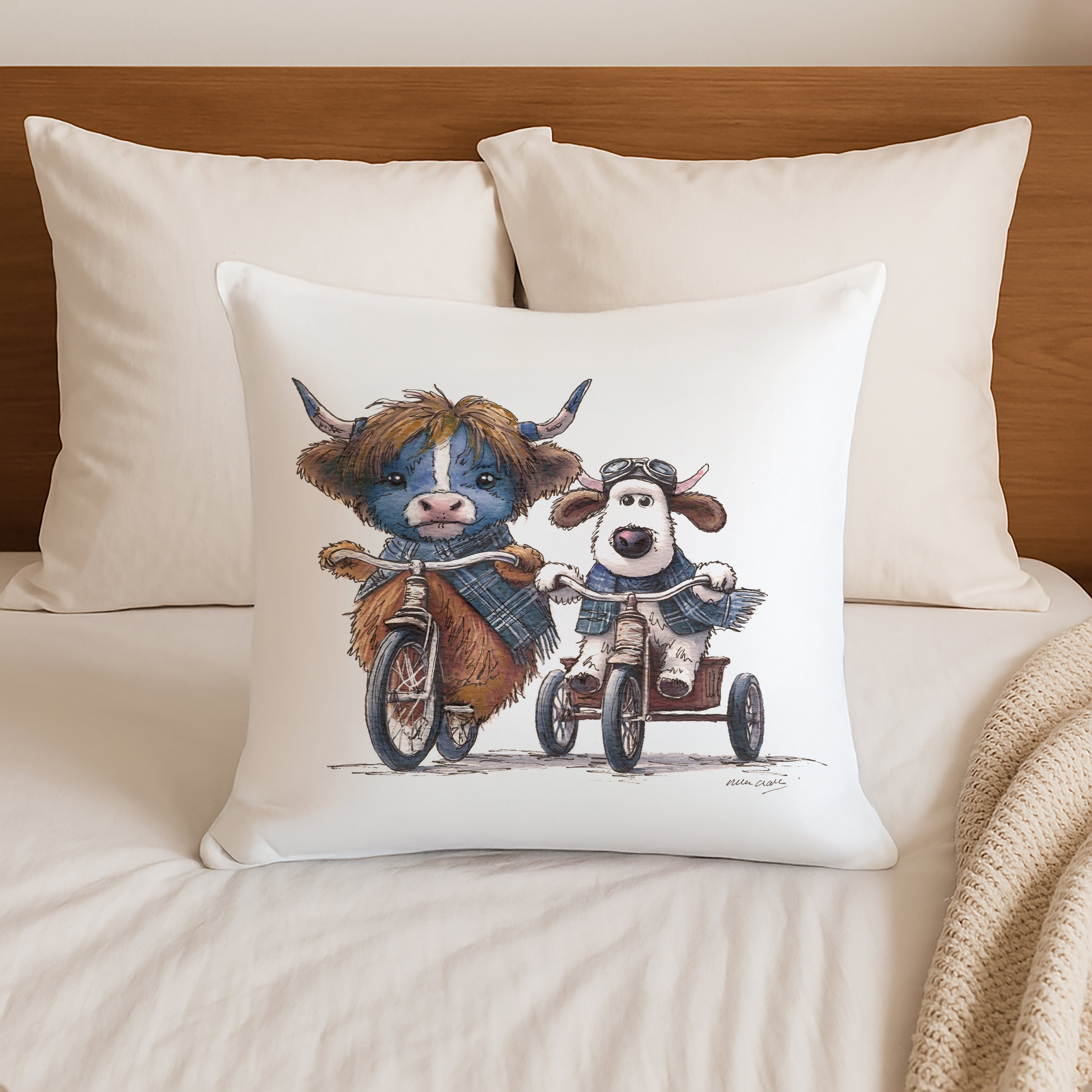 Hold Tight Laddie Cushion