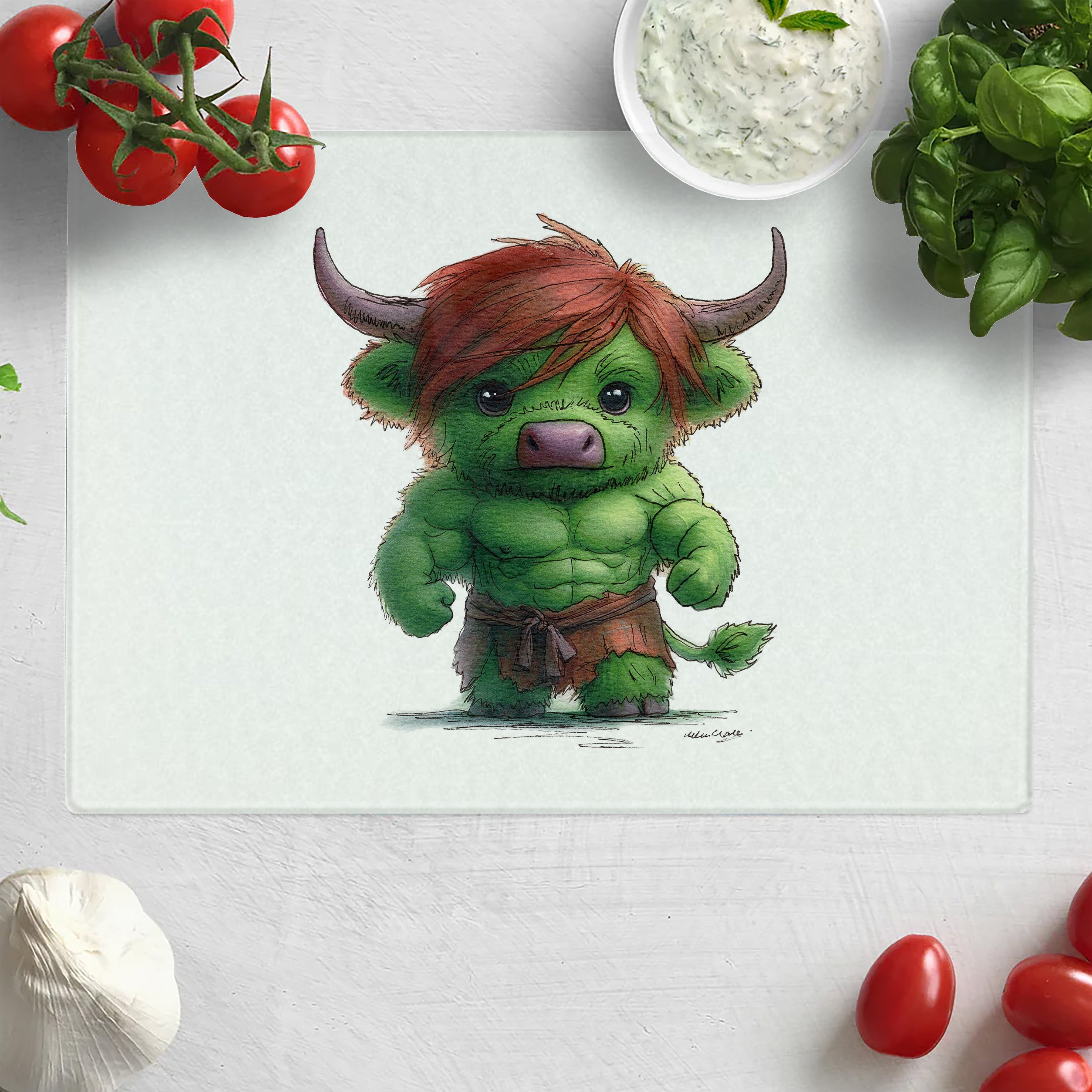 Hulk Of The Highlands Chopping Board