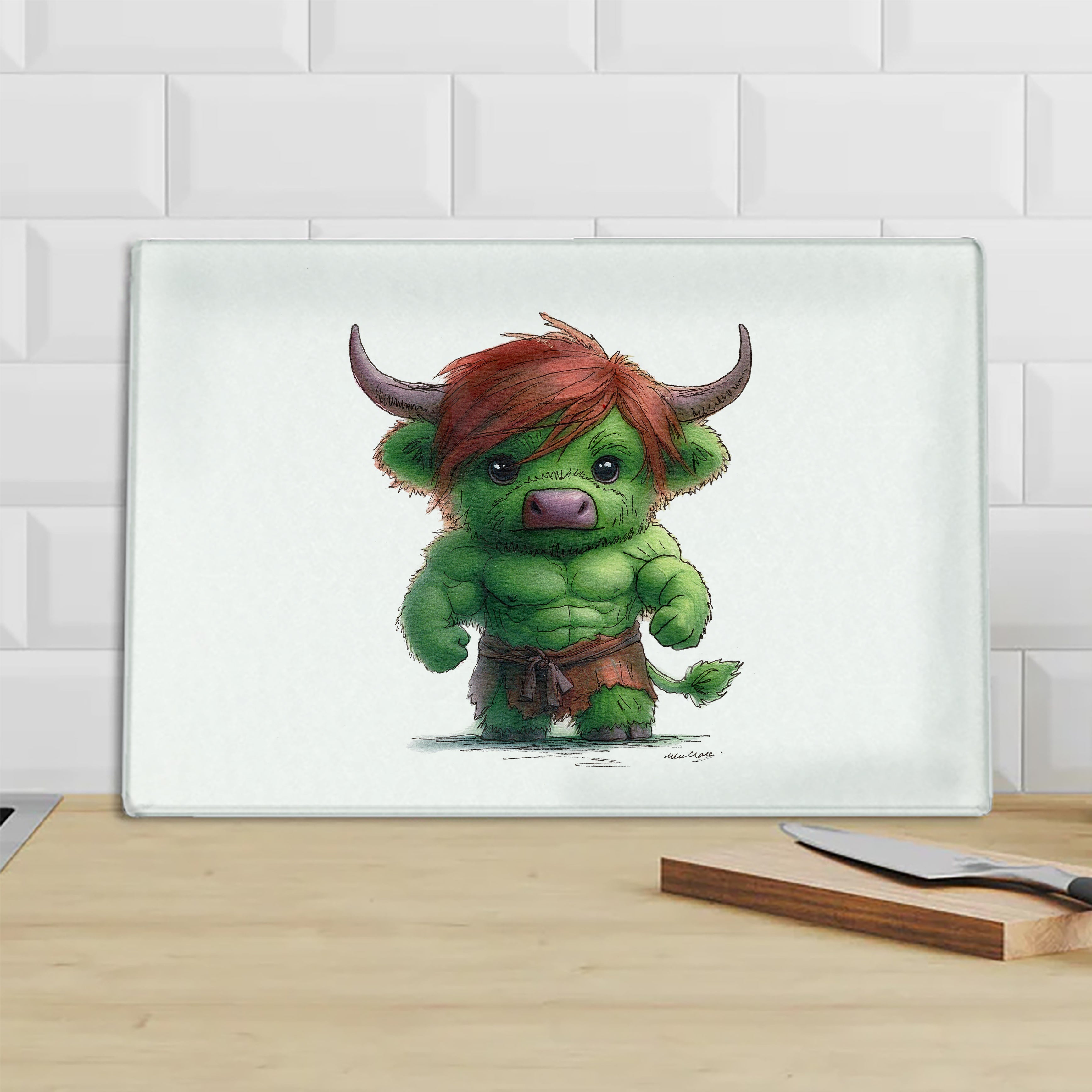 Hulk Of The Highlands Chopping Board