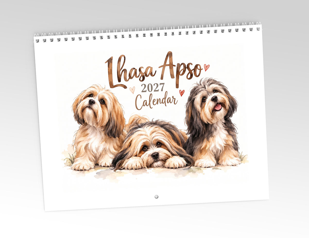 Lhasa Apso Calendar 2027 Limited Release