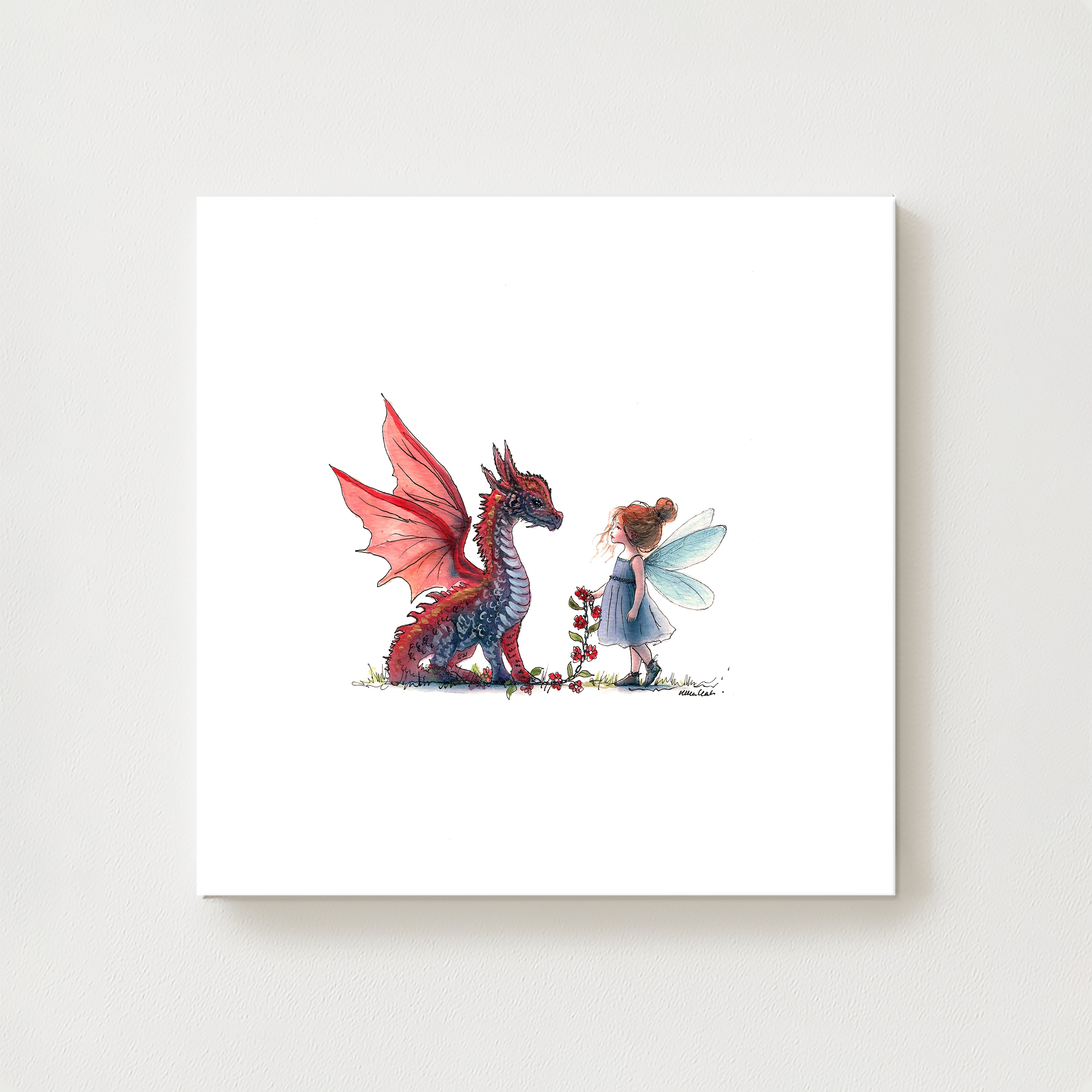Little Dragon Trainer Canvas