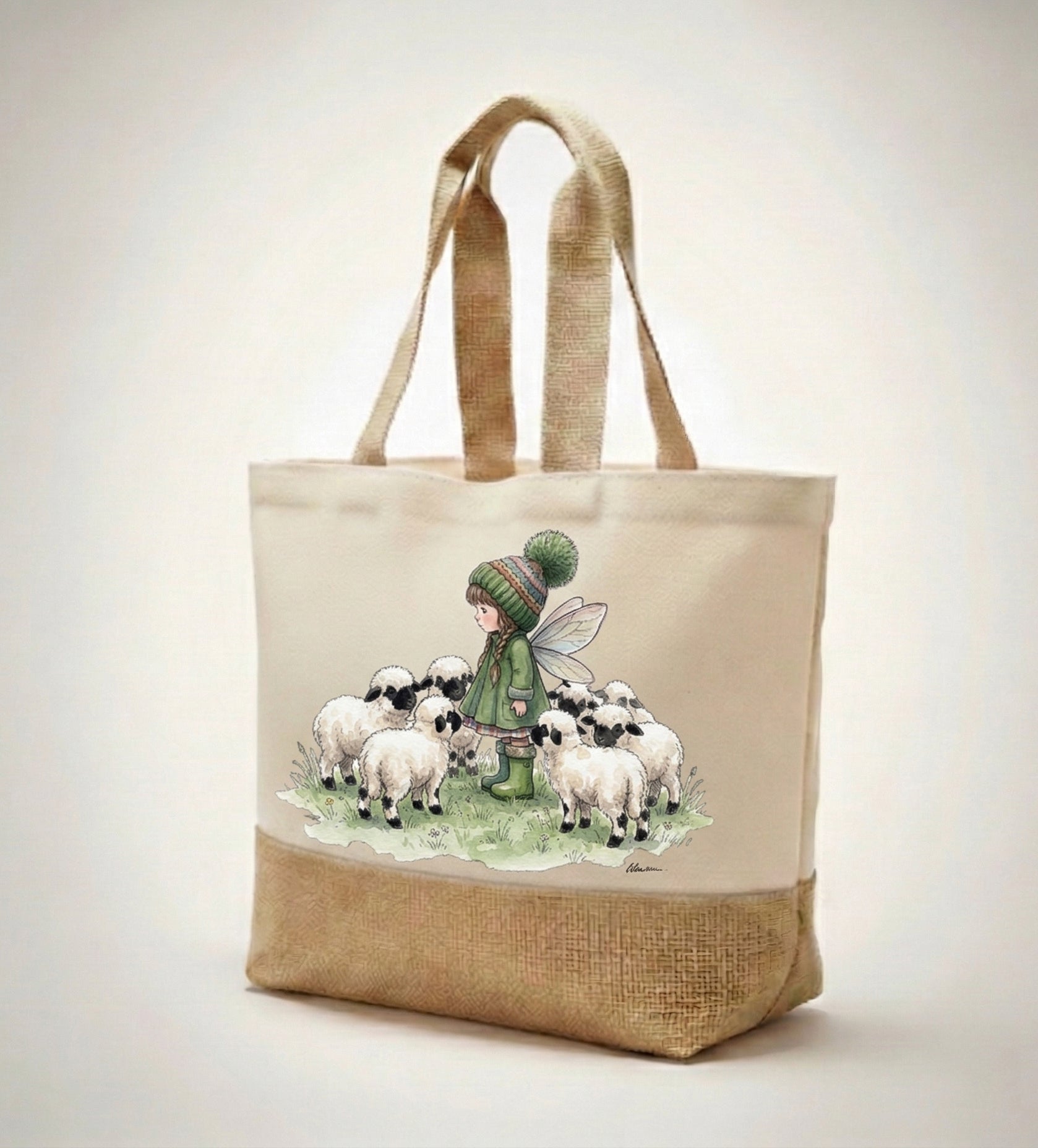 Mary Had a Little Lamb Tote Bag