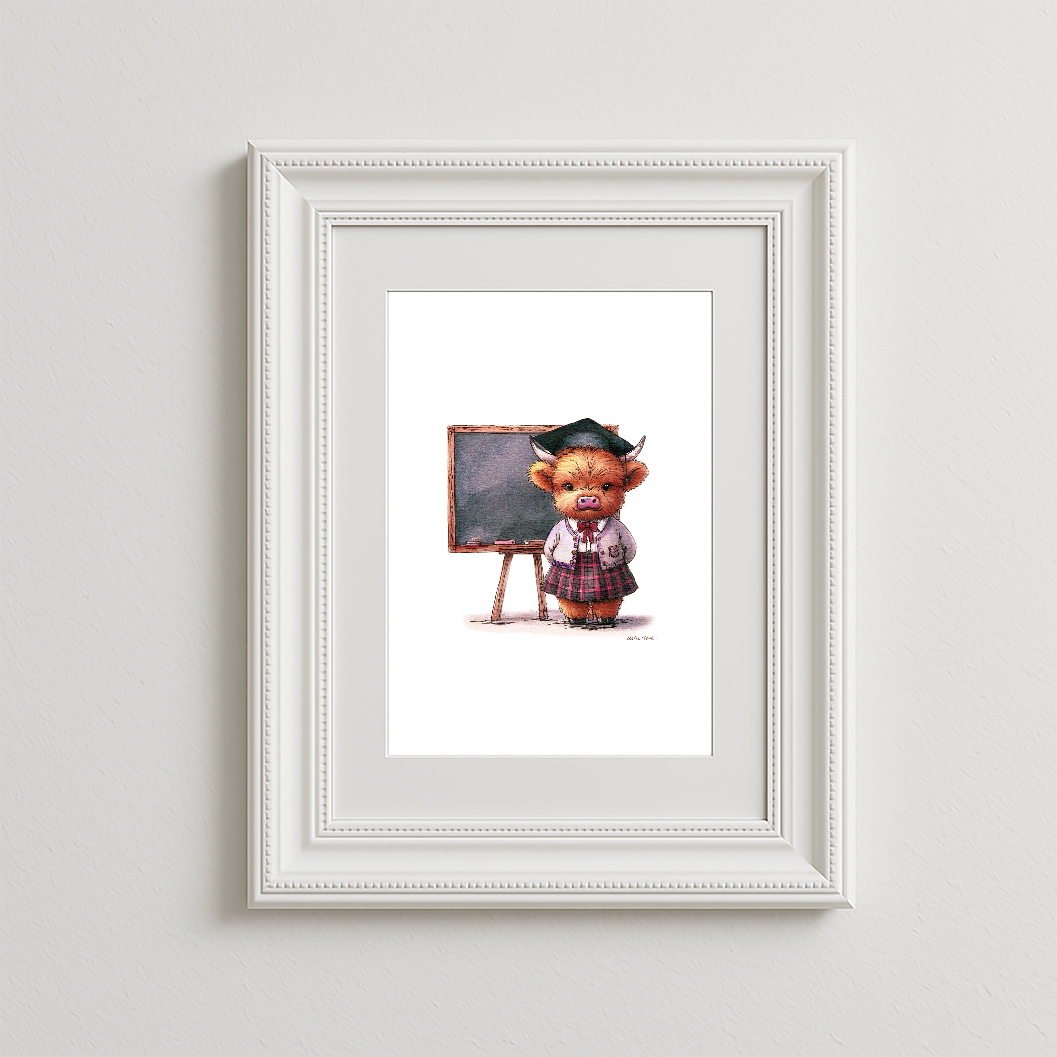 Miss Moo Art Print