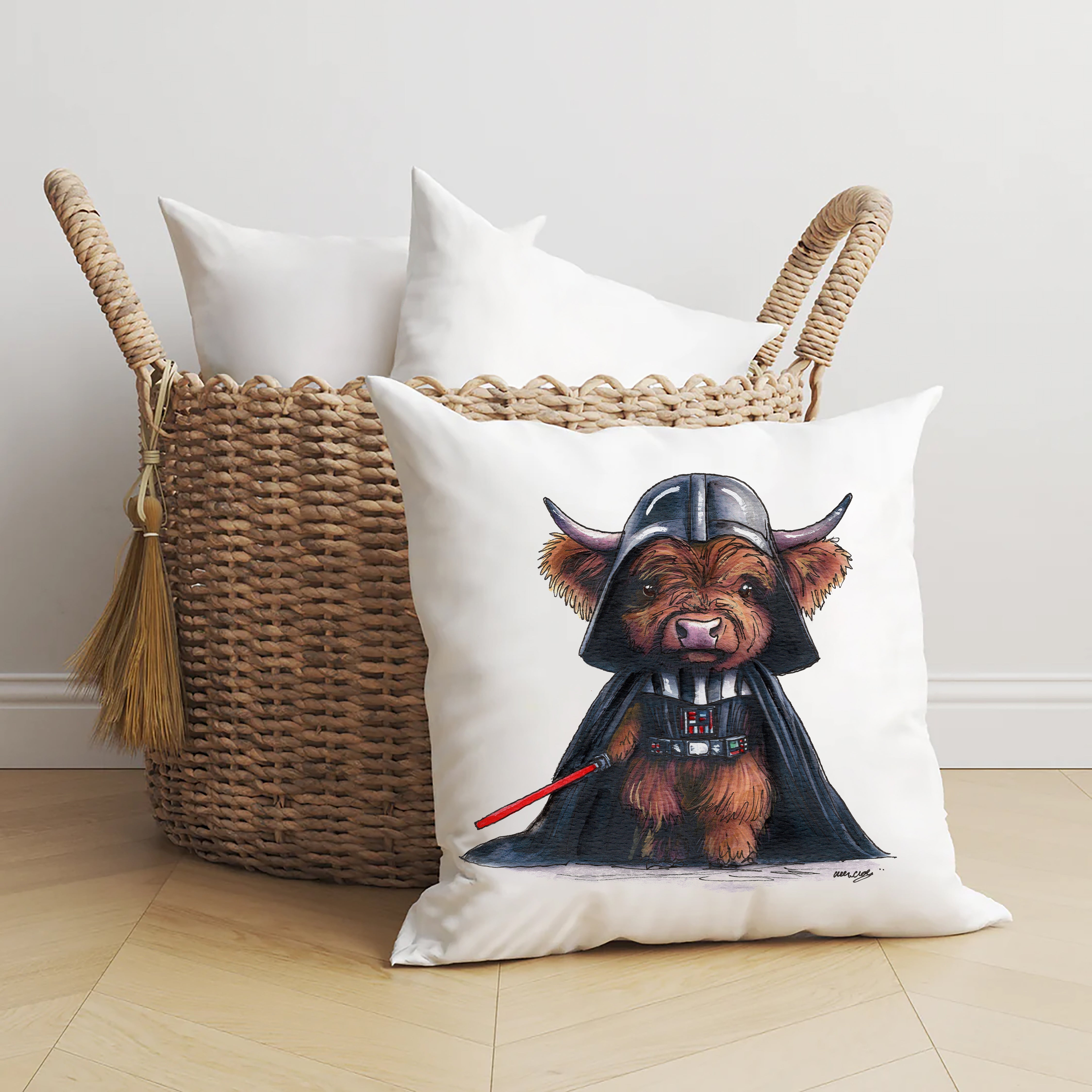 Moo Vader Cushion