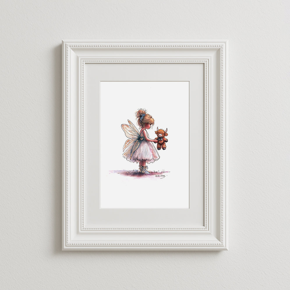 My Little Friend Fairy Art Print