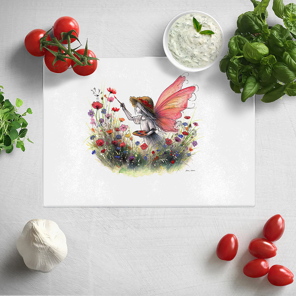 Natures Paintbox Chopping Board