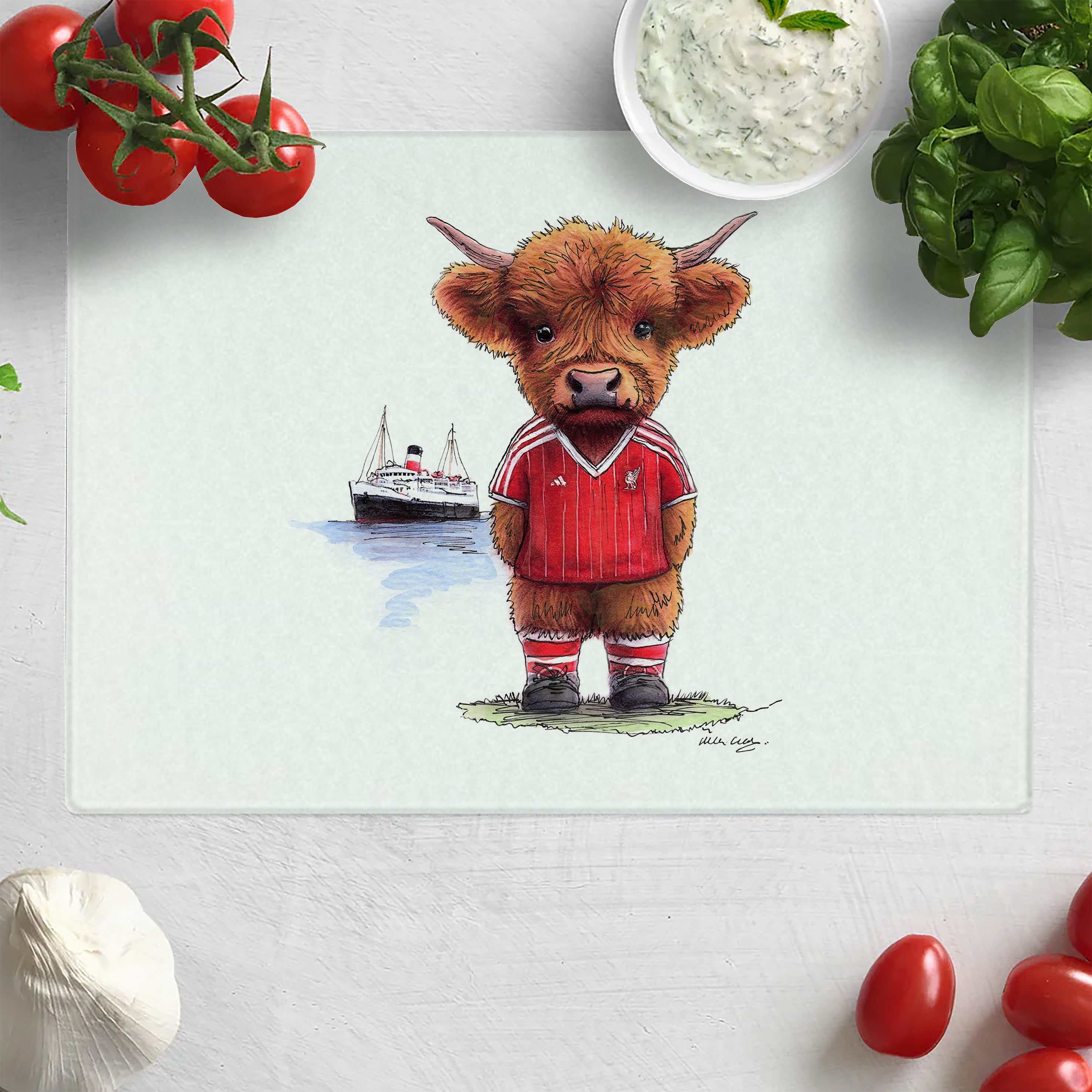 Never Walk Alone Chopping Board