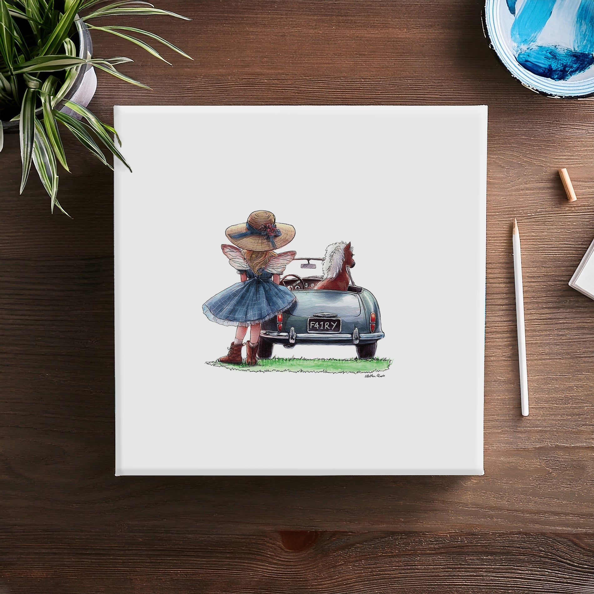 Off To The Races Canvas