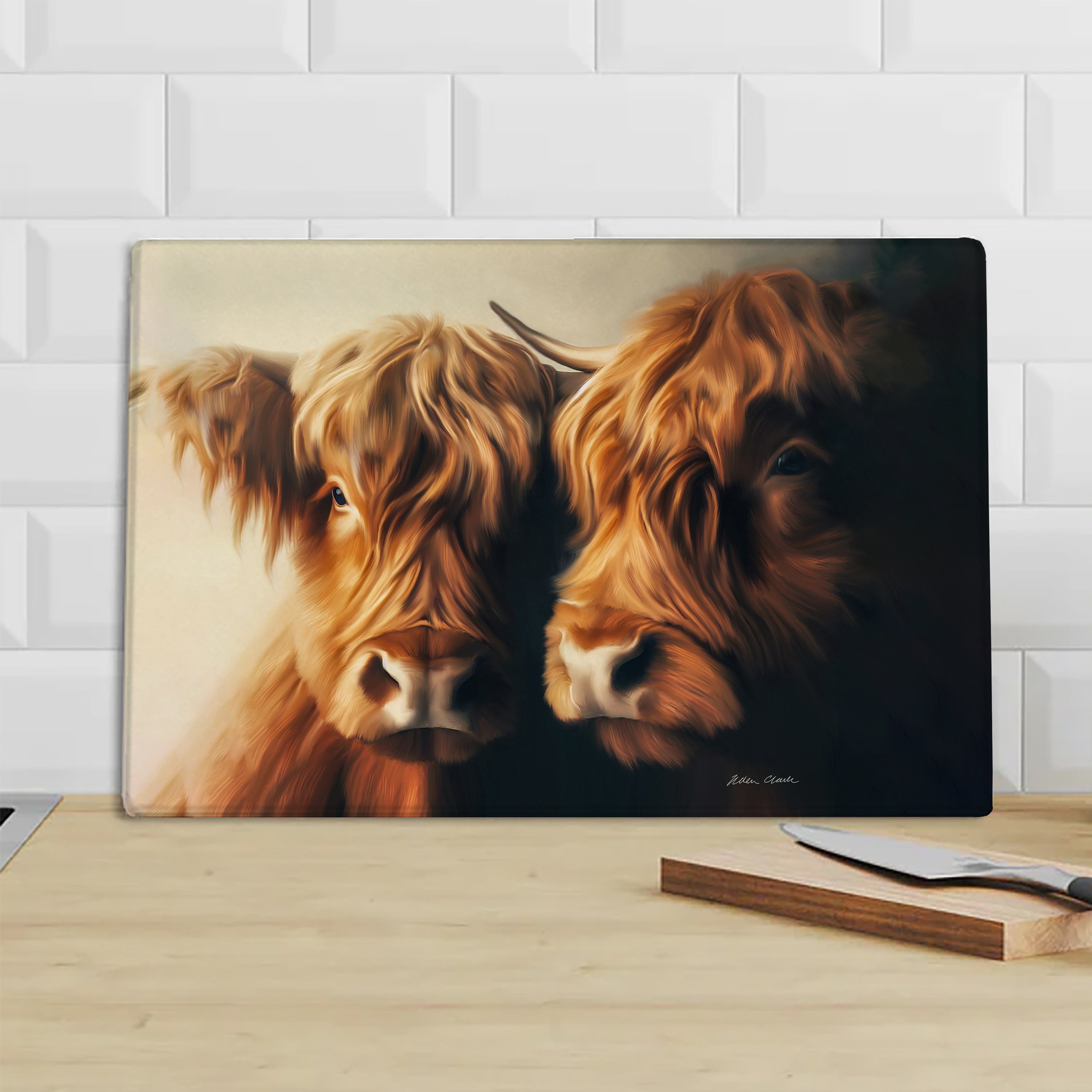 Pass of The Cattle Chopping Board