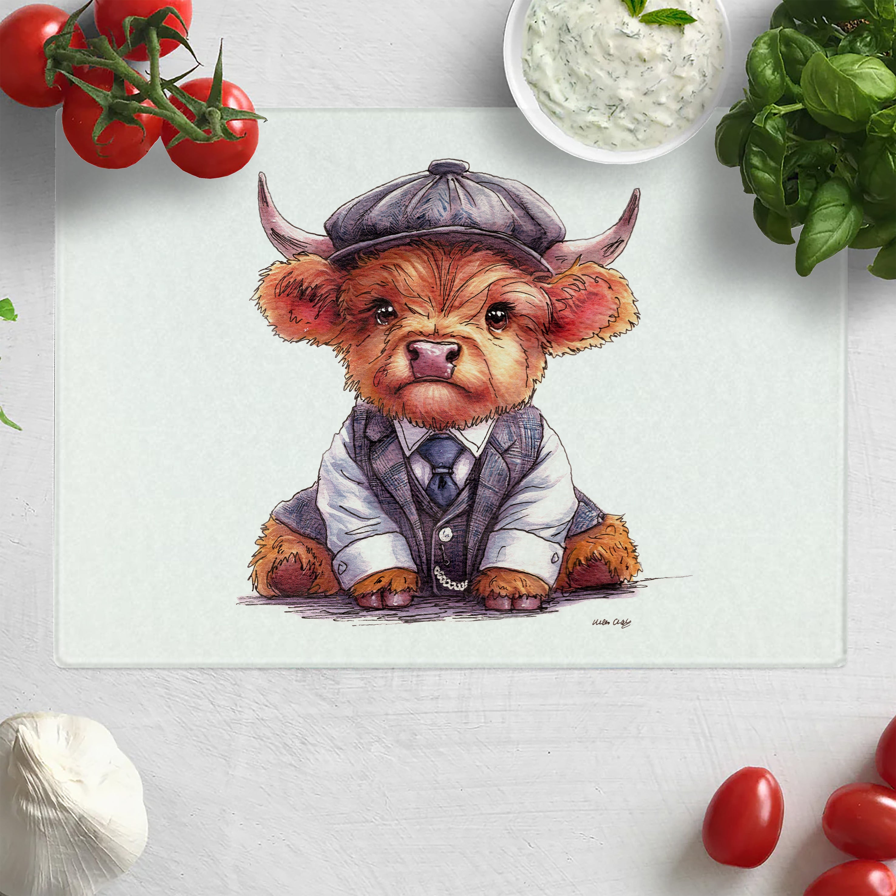 Peaky Moo Chopping Board