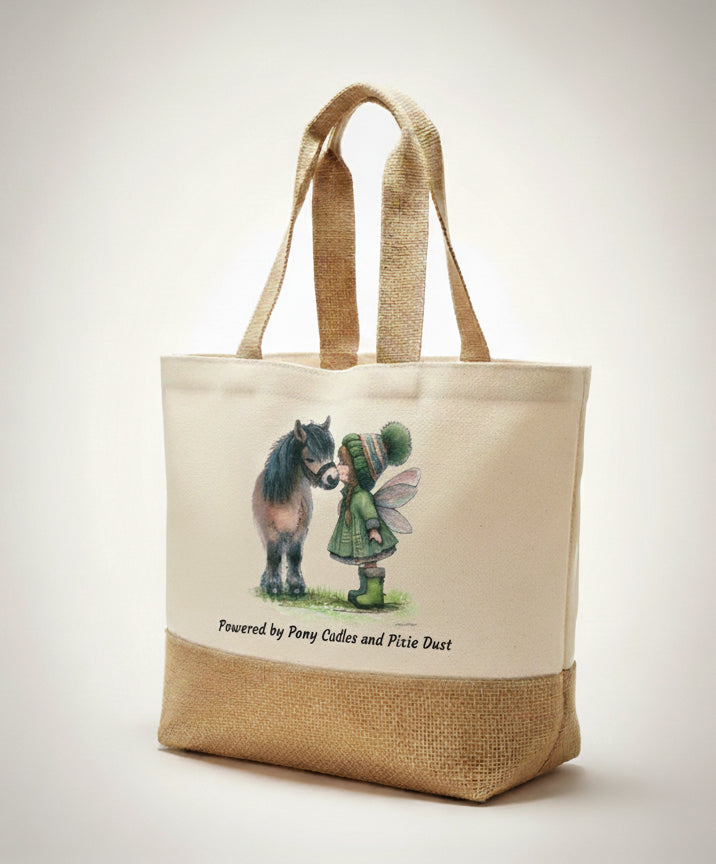 Powered by Pony Cuddles & Pixie Dust Tote Bag