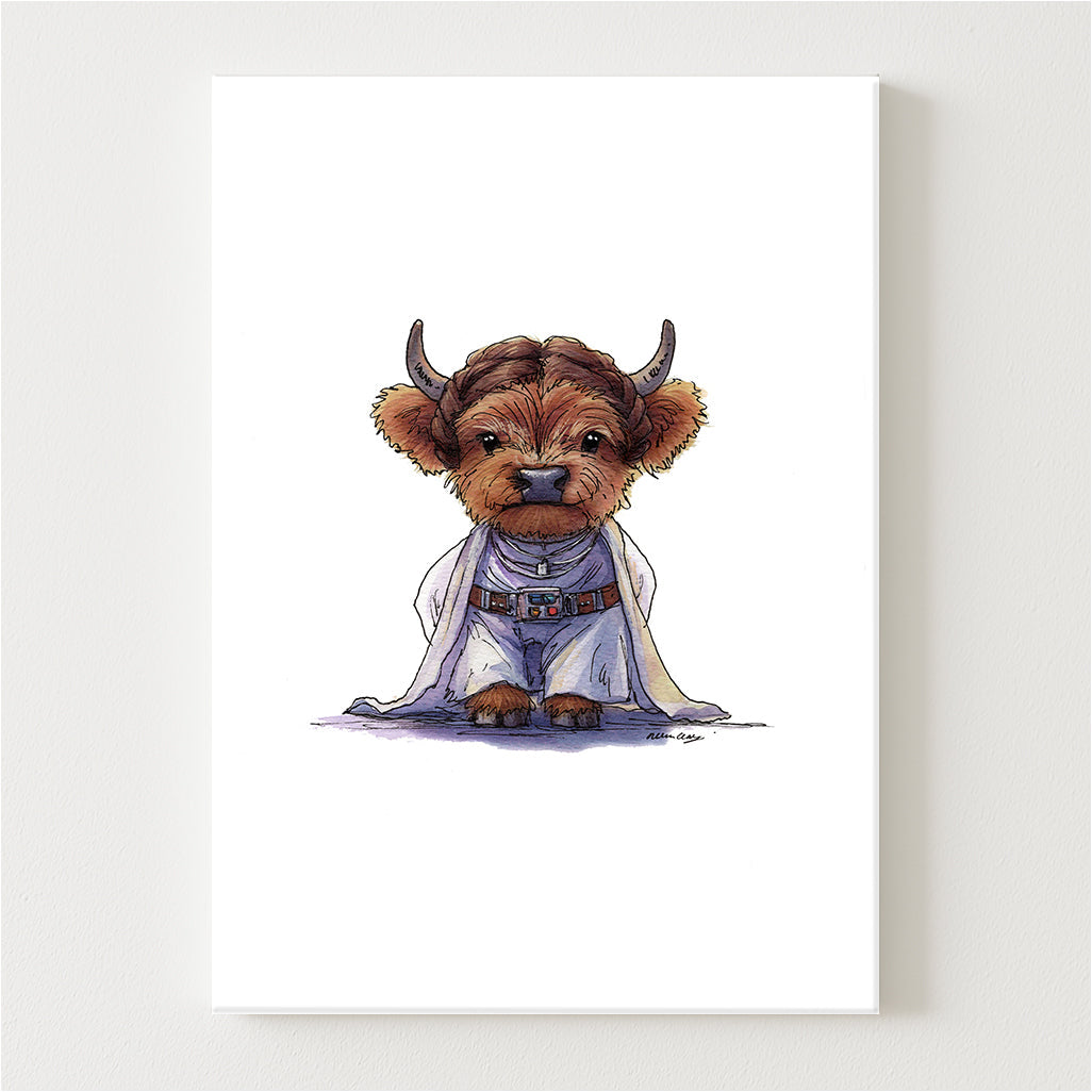 Princess Moo-ia of the Highlands Canvas