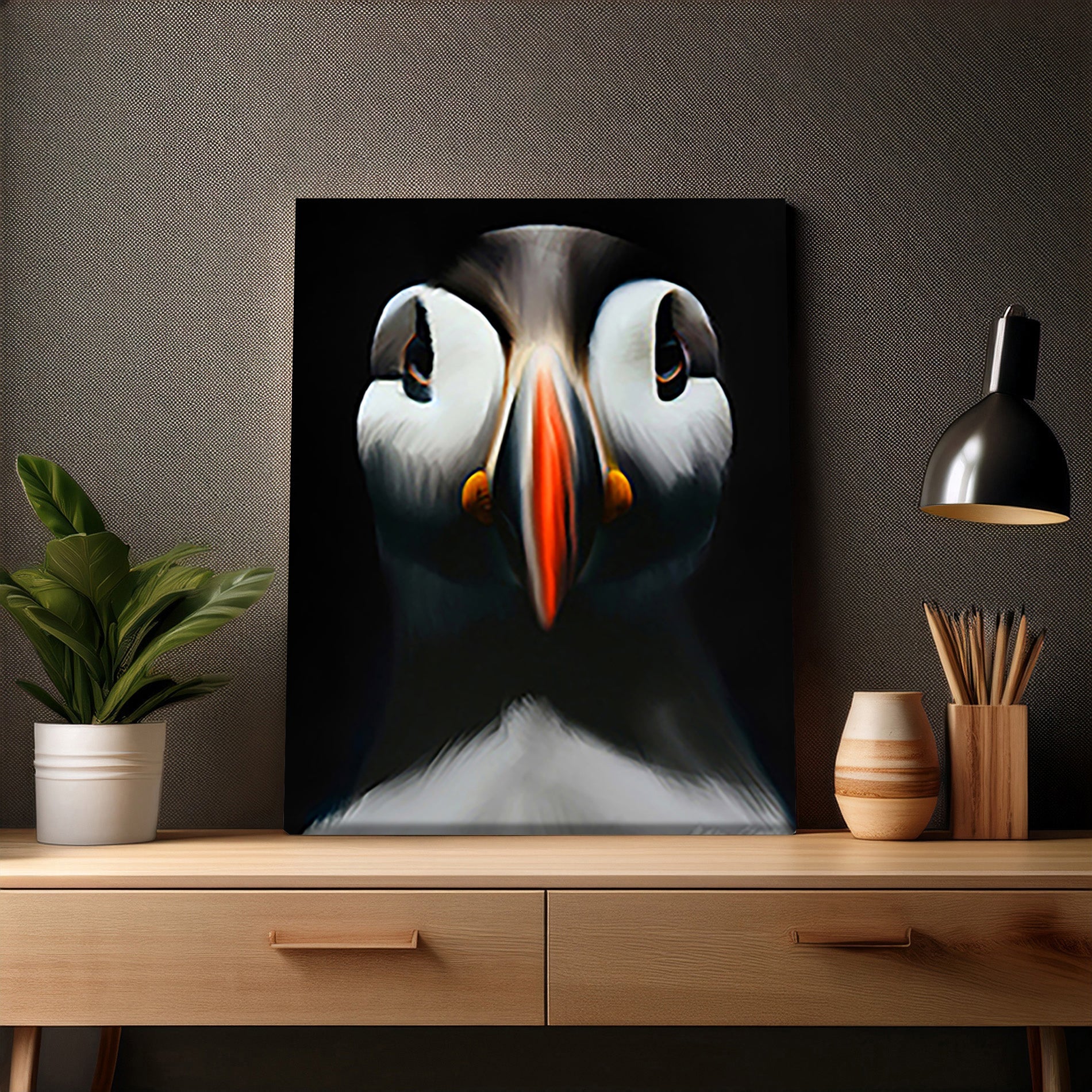 Puffin Canvas